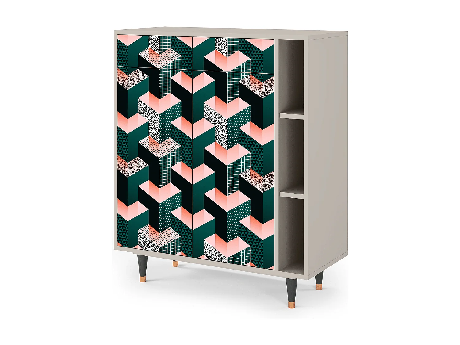 Aparador - 96х110х41 cm - BS6 - Geometric Madness, Arena