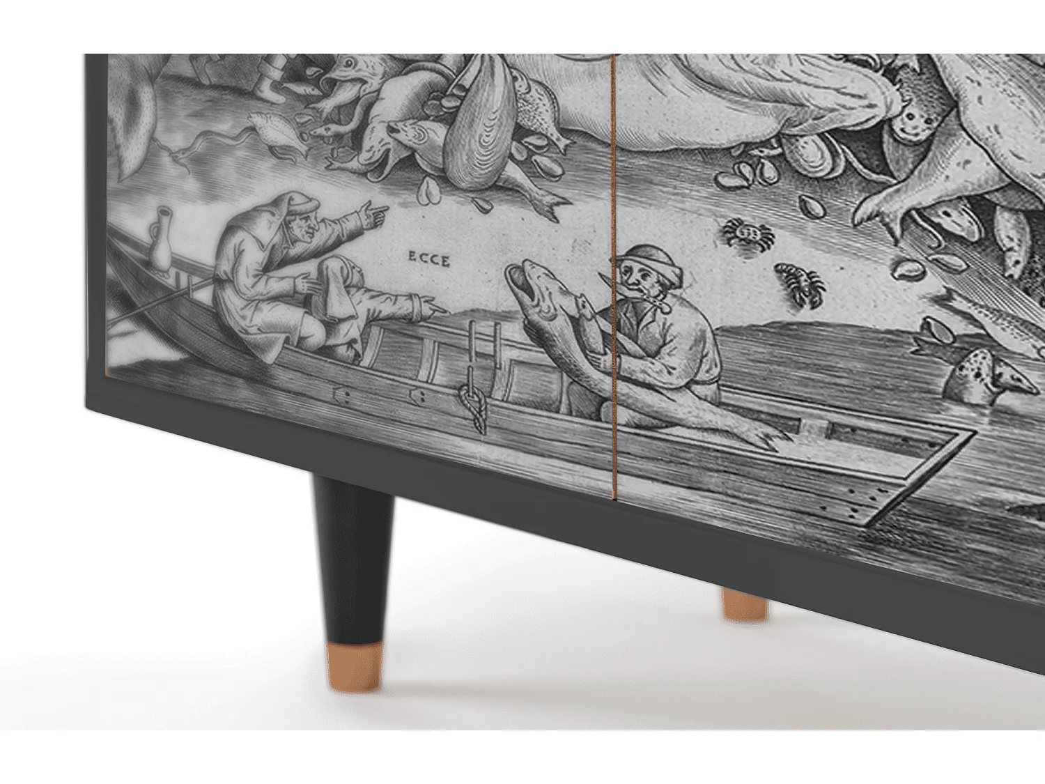 Buffet - 94x96x48 cm - BS3 - Big Fish Eat Little, Anthracite
