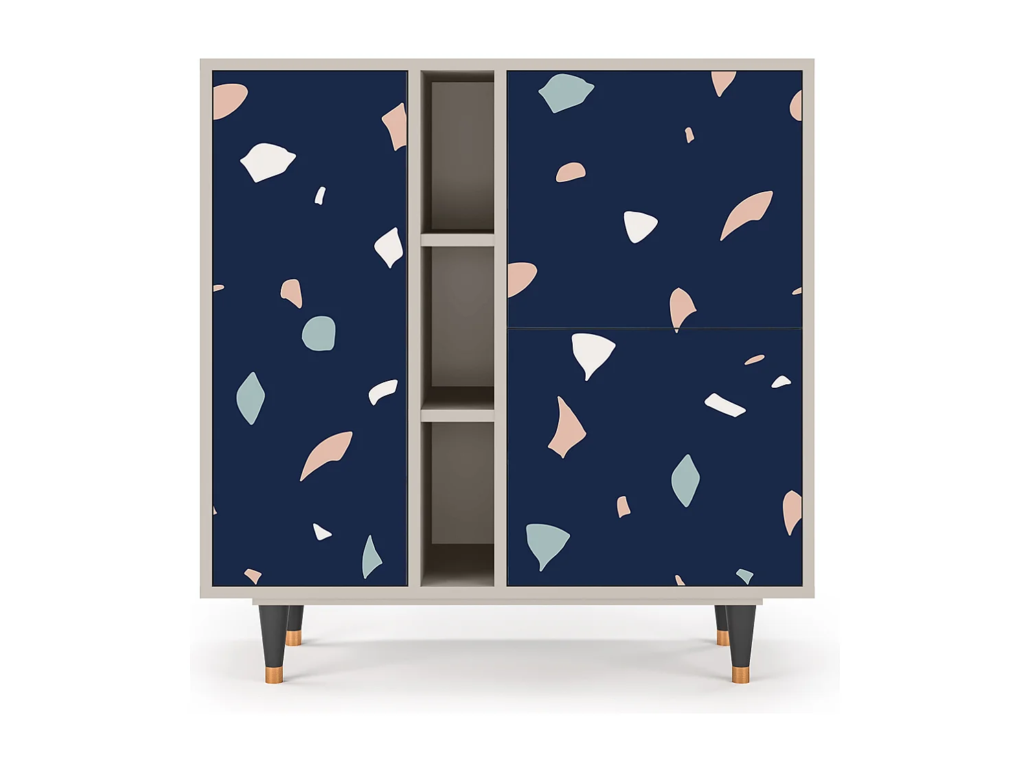 Kredens - 94х96х41 cm - BS5 - Space Satellites, Piaskowy