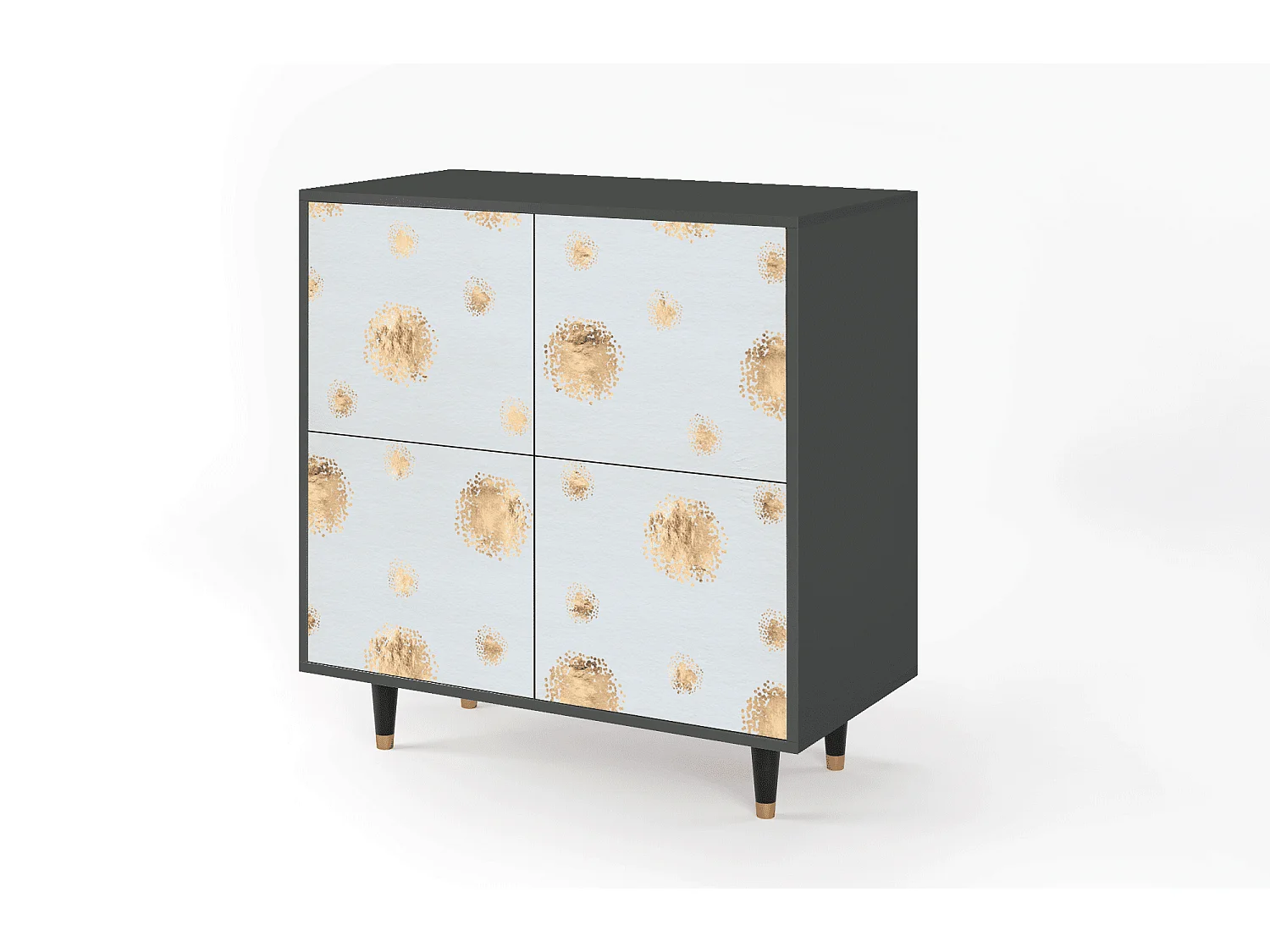 Aparador - 94x96x48 cm - BS3 - Sky Latte, Antracite