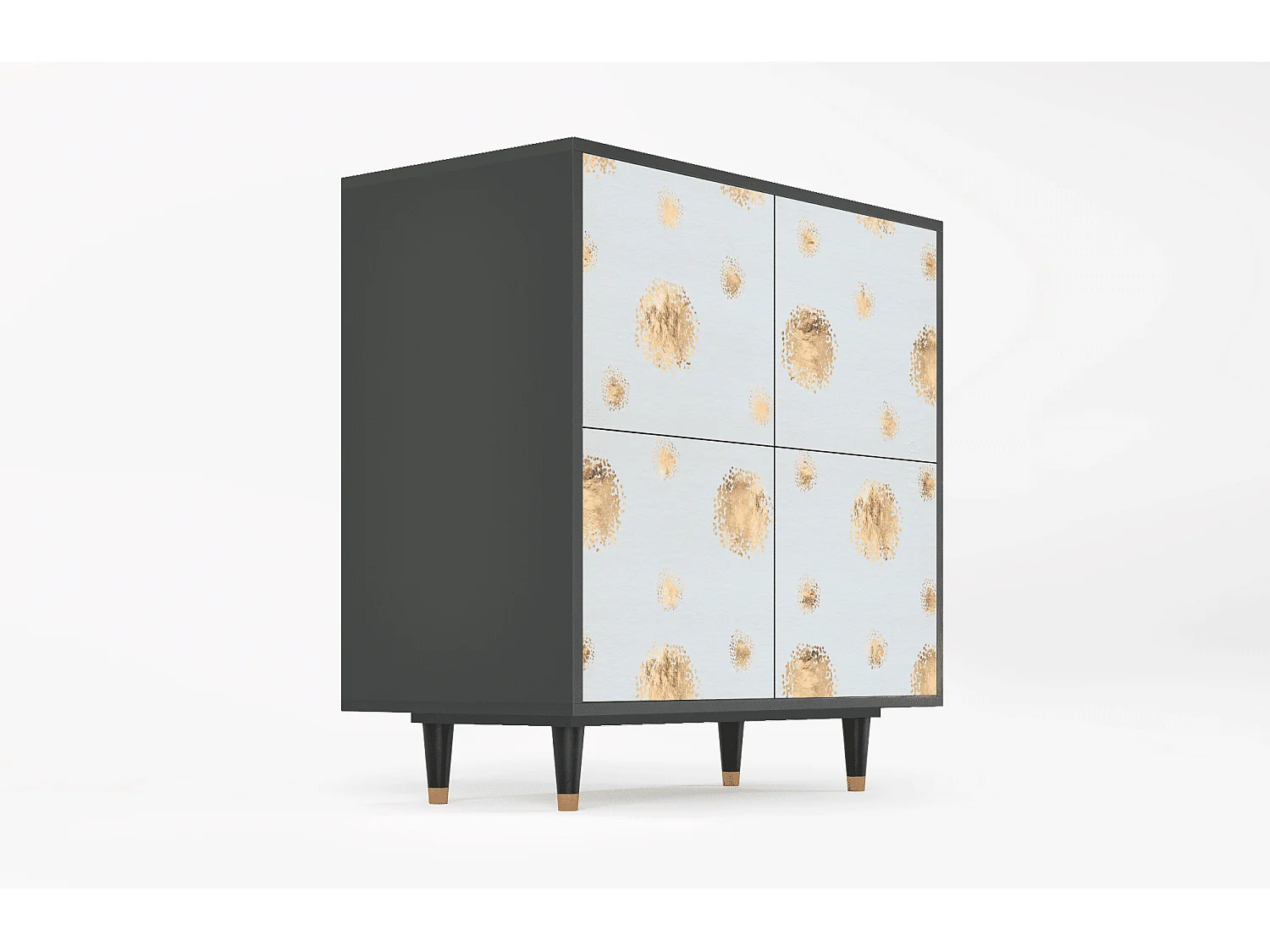 Buffet - 94x96x48 cm - BS3 - Sky Latte, Anthracite