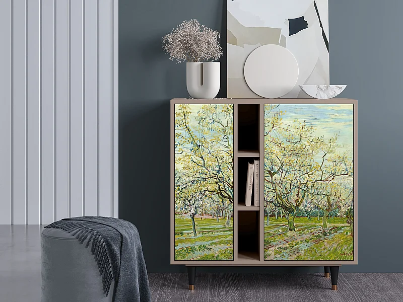 Kredens - 94х96х41 cm - BS5 - The Biały Orchard, Latte