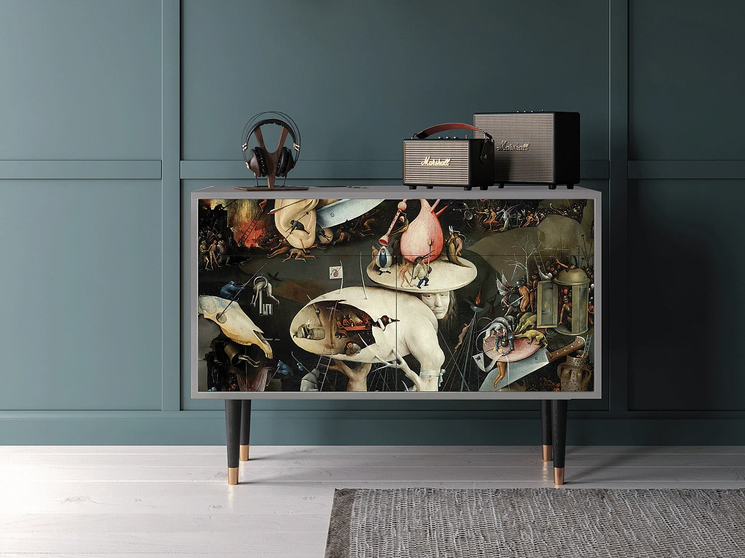 Credenza - 115x85x48 cm - BS4 - The Garden 2, Grigio