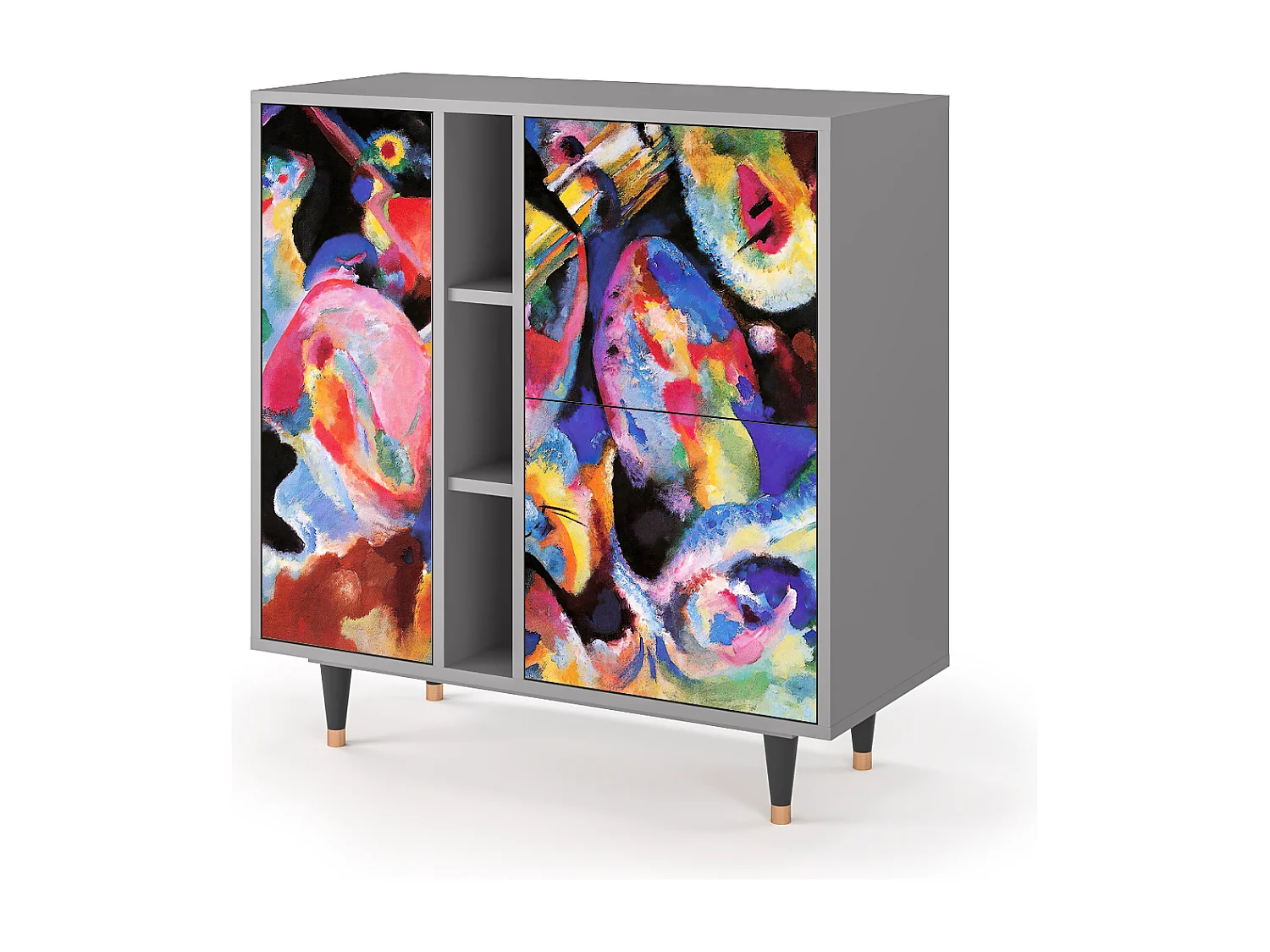 Buffet - 94х96х41 cm - BS5 - Kandinsky, Gris