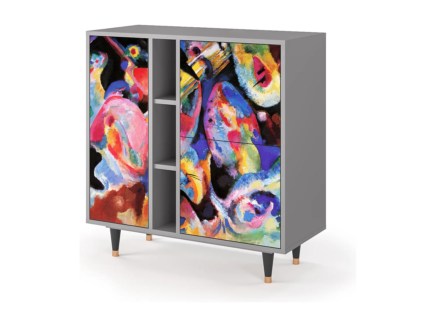 Buffet - 94х96х41 cm - BS5 - Kandinsky, Gris