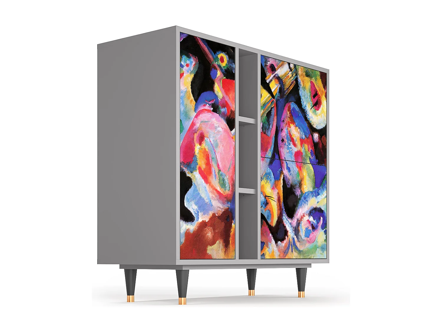 Buffet - 94х96х41 cm - BS5 - Kandinsky, Gris