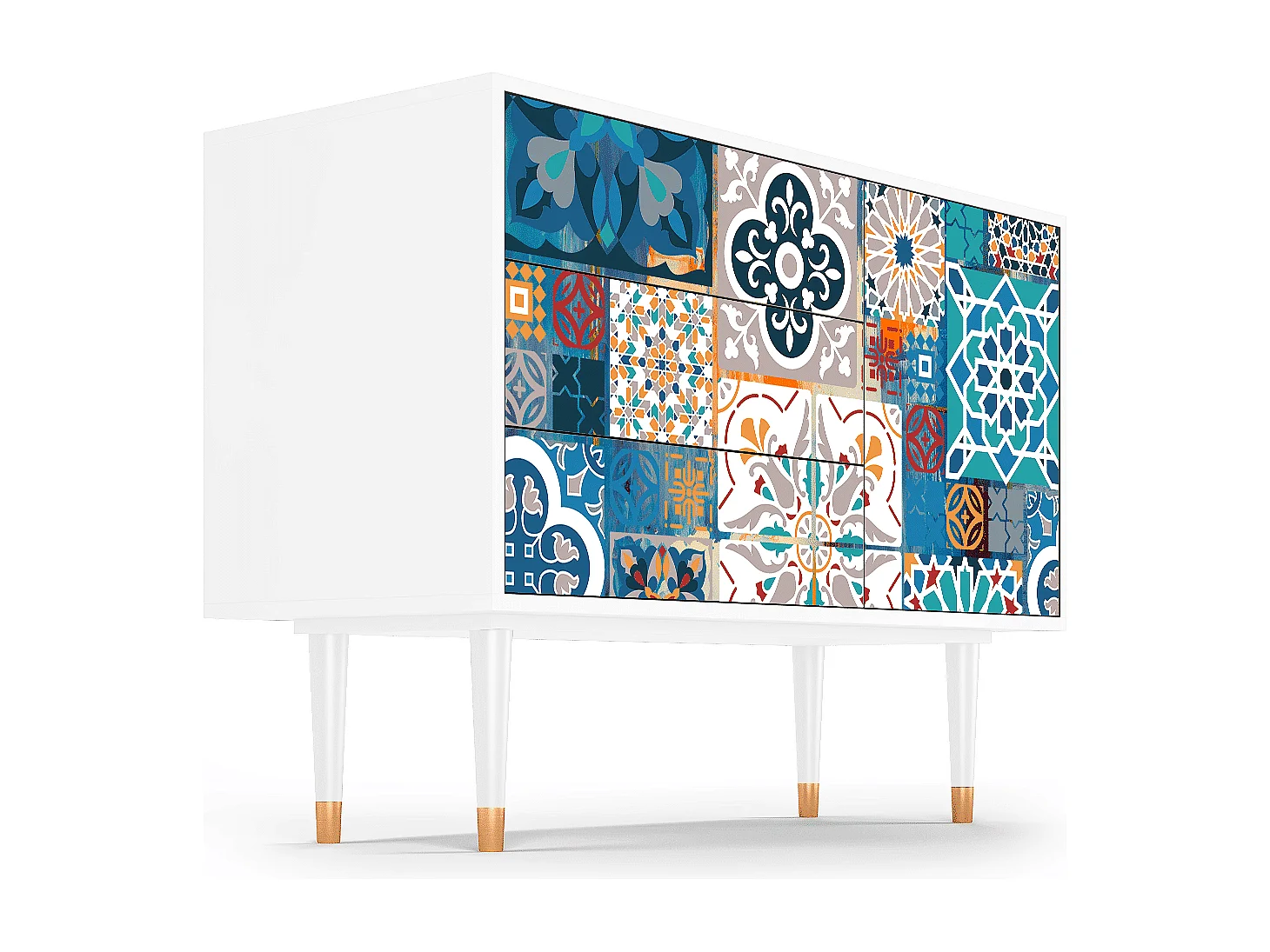 Buffet - 115х84х41 cm - S3 - Moroccan Market, Blanc