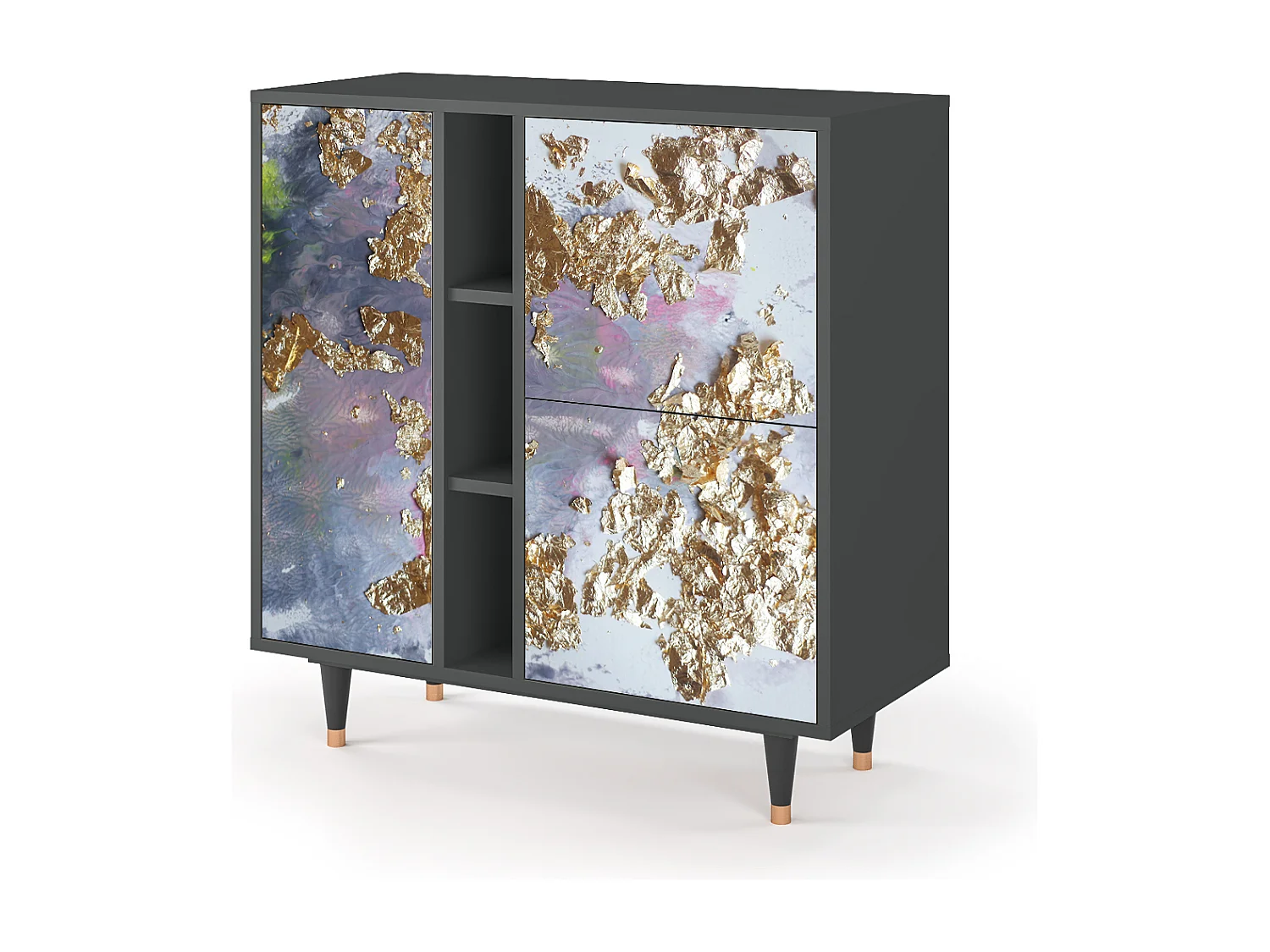 Buffet - 94х96х41 cm - BS5 - Planet Earth, Anthracite