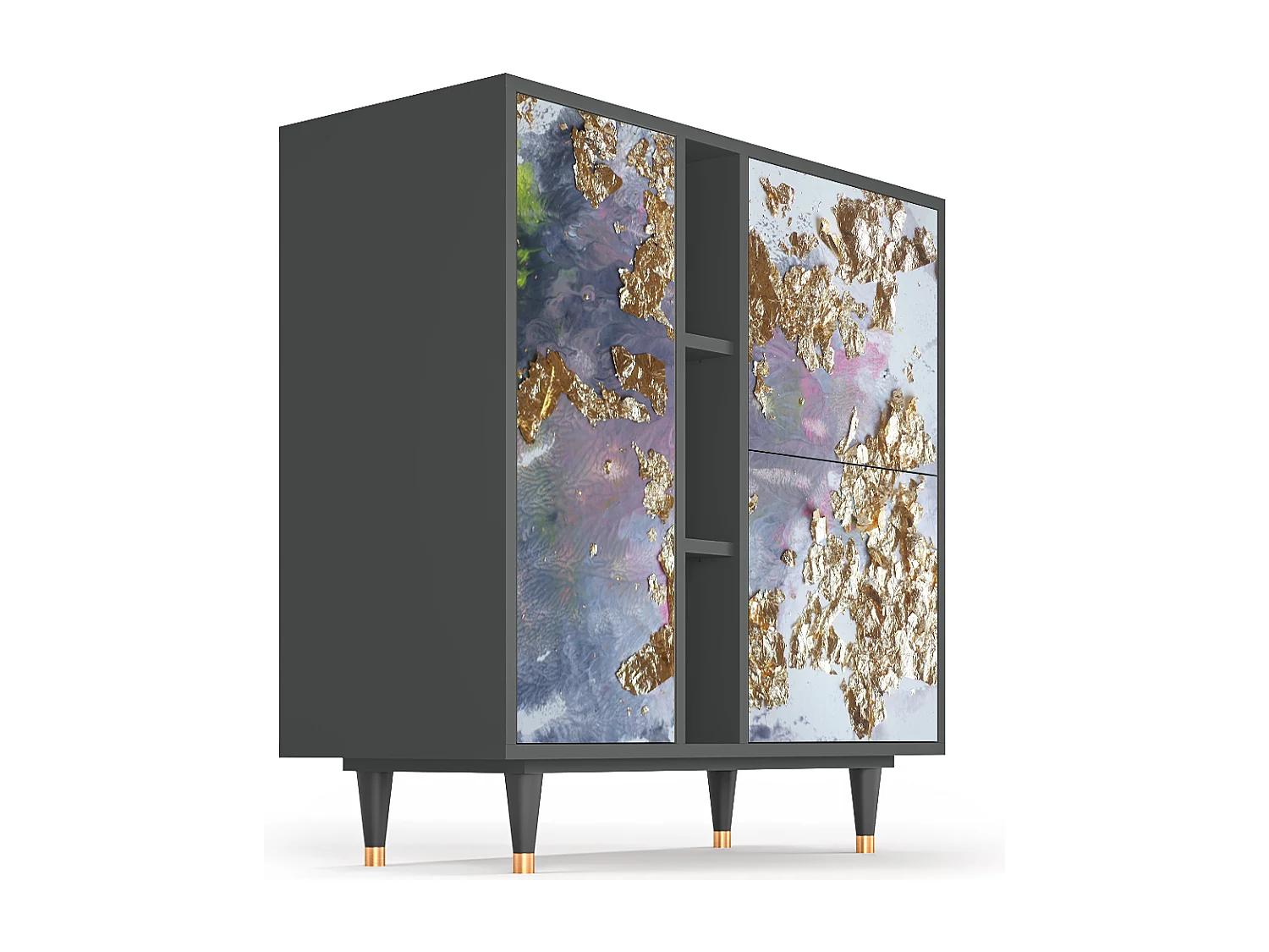 Buffet - 94х96х41 cm - BS5 - Planet Earth, Anthracite