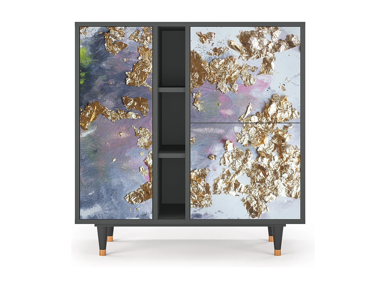 Kredens - 94х96х41 cm - BS5 - Planet Earth, Antracyt