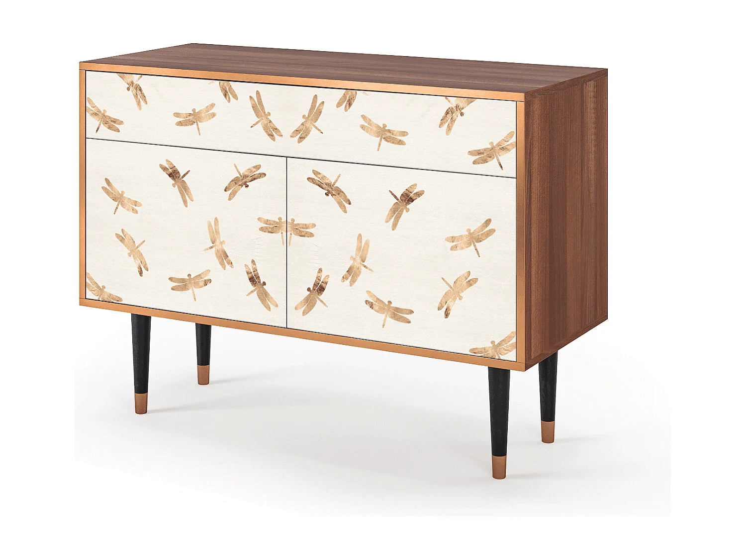 Buffet - 115x85x48 cm - BS4 - Nude Dragonflies, Noyer