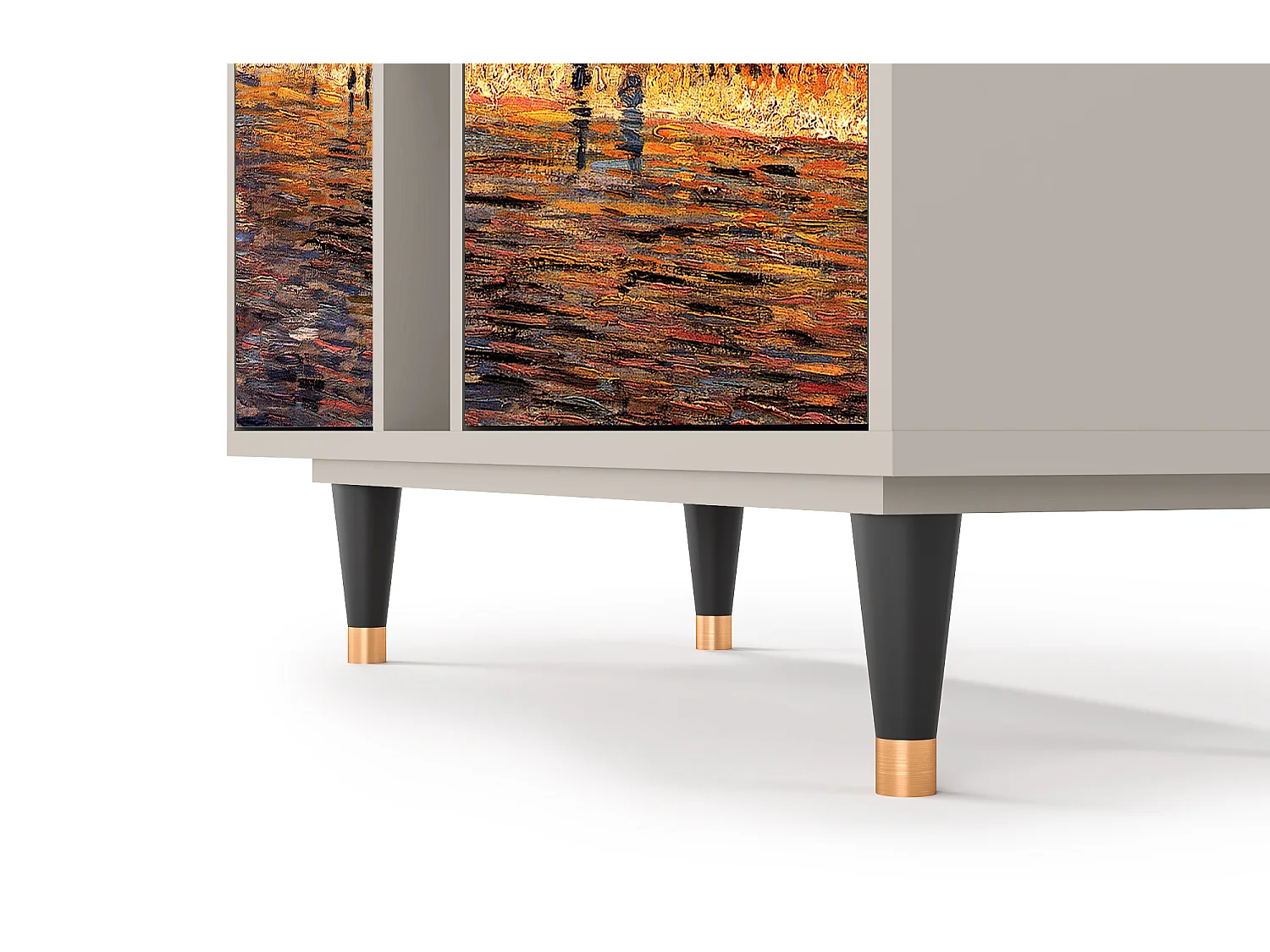 Kredens - 94х96х41 cm - BS5 - The Banks, Piaskowy