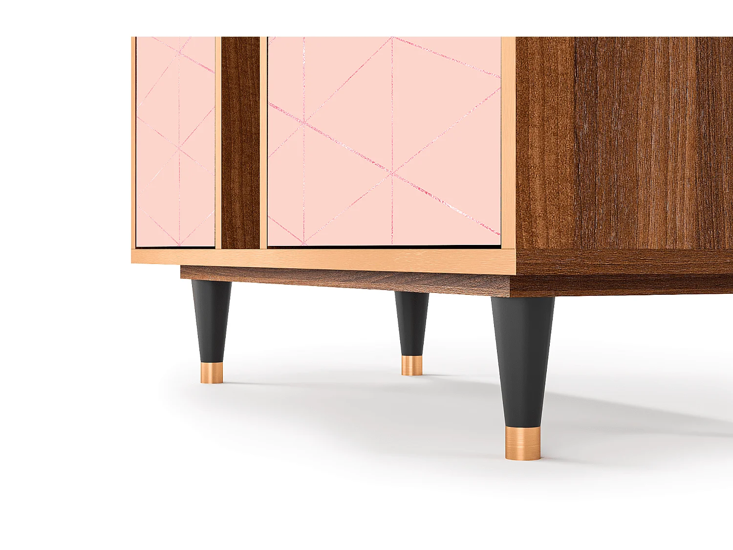 Buffet - 94х96х41 cm - BS5 - Rose Quartz, Noyer