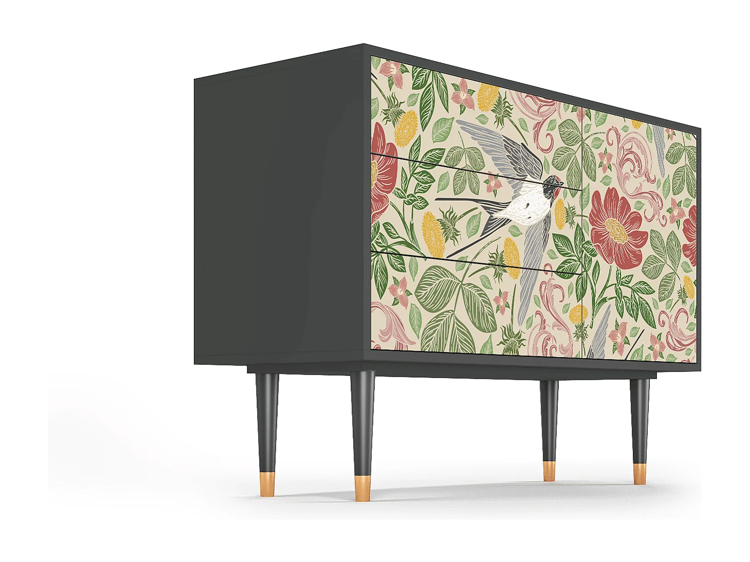 Credenza - 115х84х41 cm - S3 - Spring Swallow, Antracite