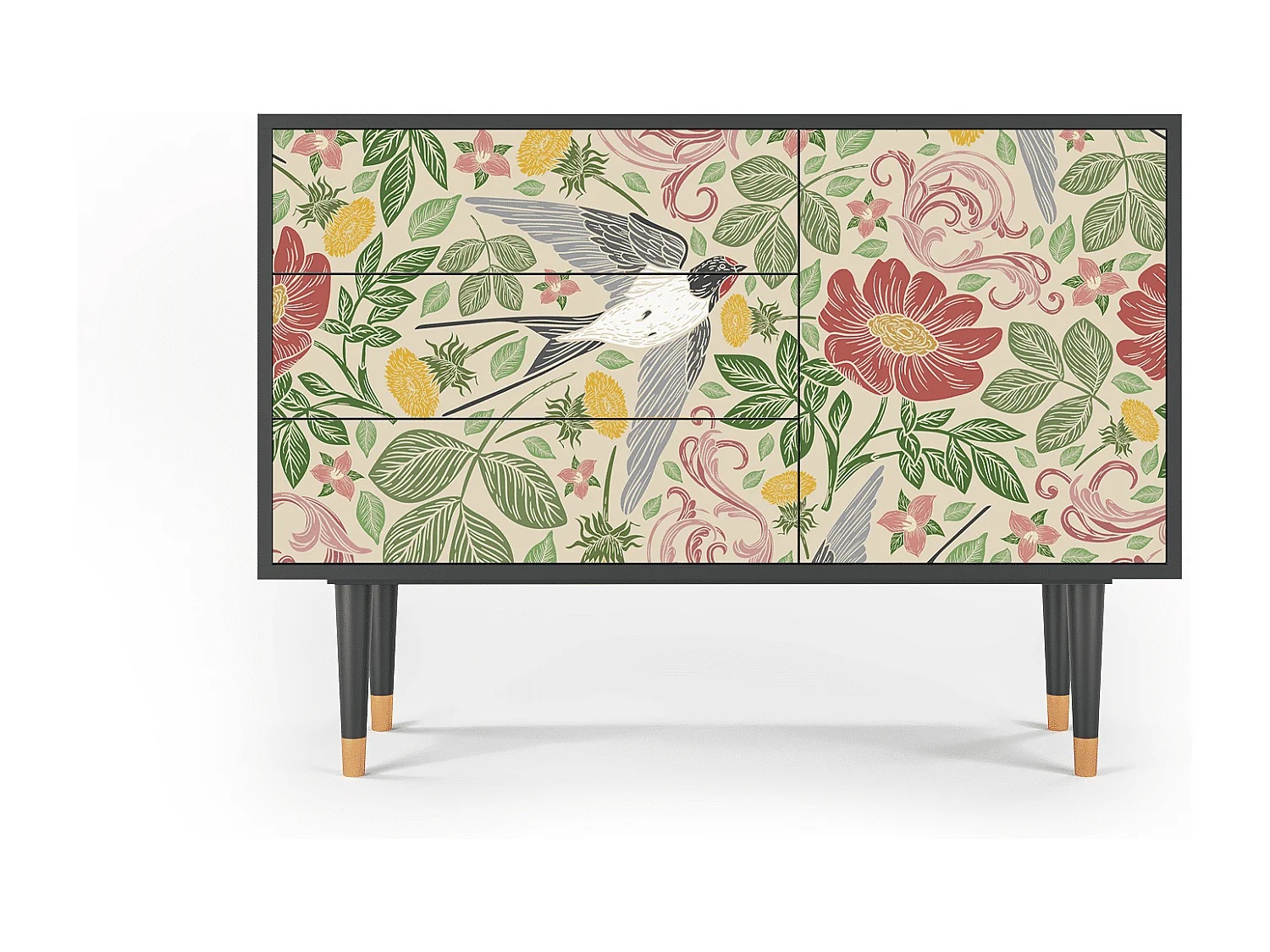 Buffet - 115х84х41 cm - S3 - Spring Swallow, Anthracite