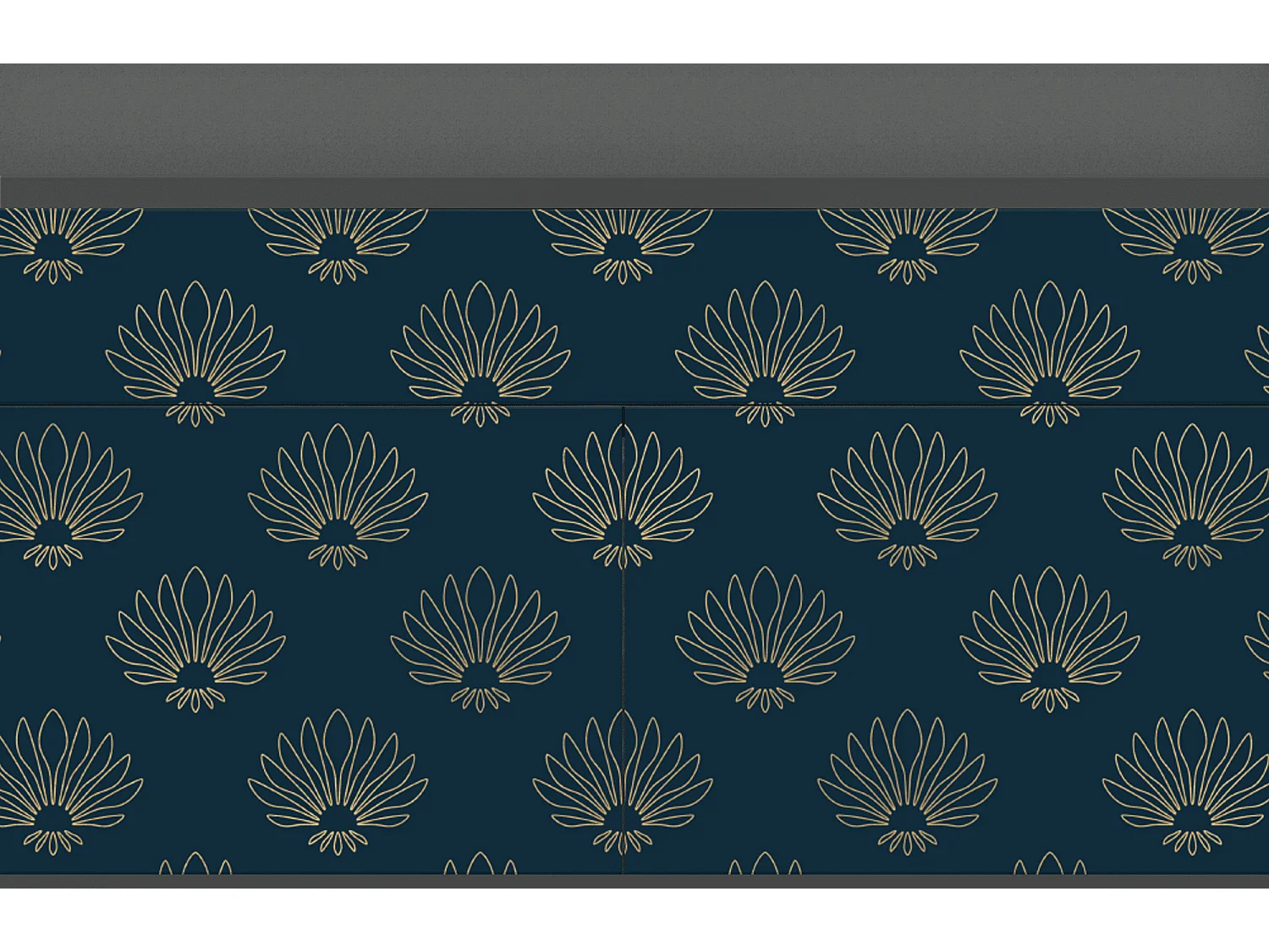 Dressoir - 115x85x48 cm - BS4 - Blue Lotus, Antraciet