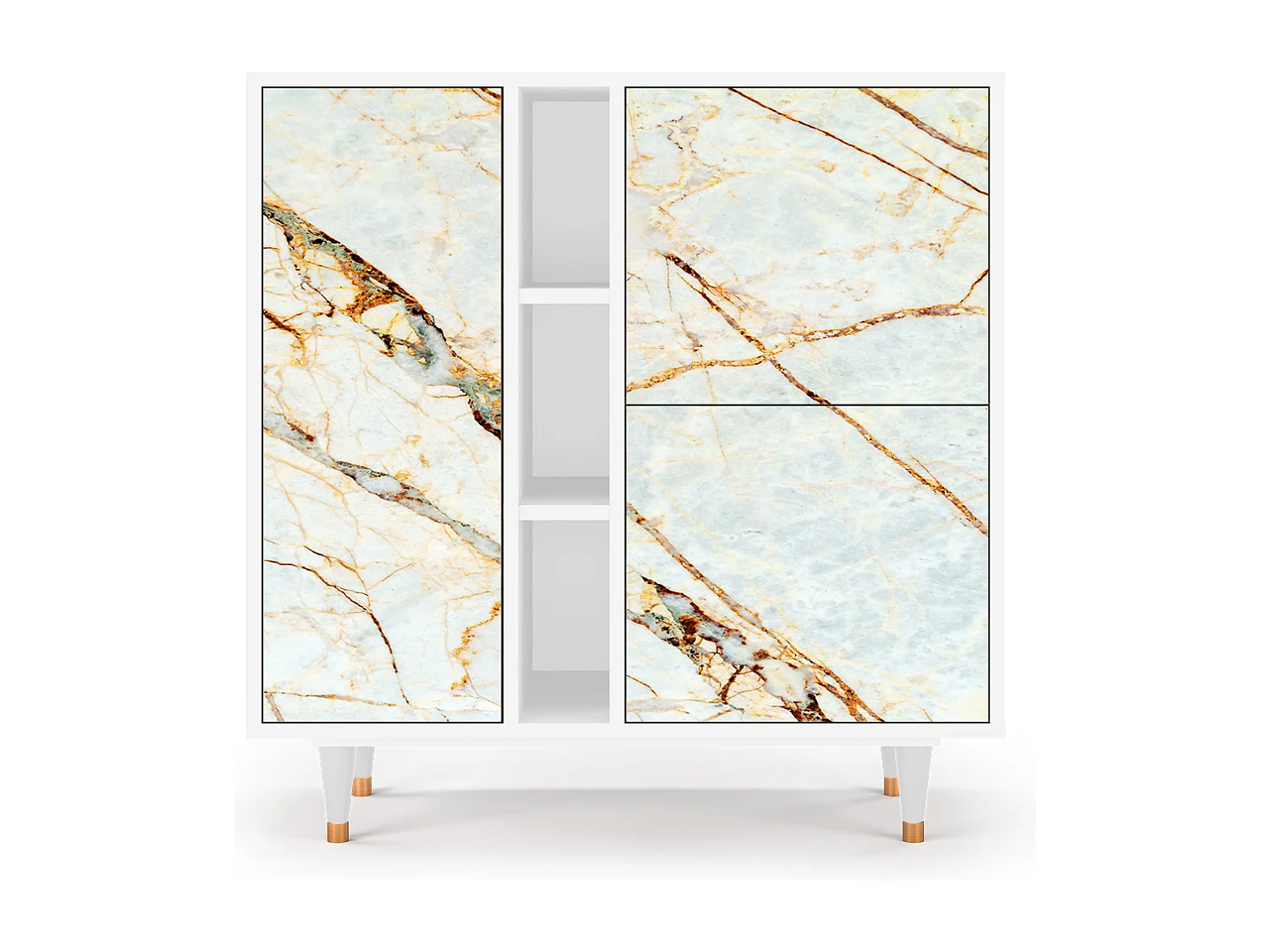 Buffet - 94х96х41 cm - BS5 - Sabley Marble, Blanc