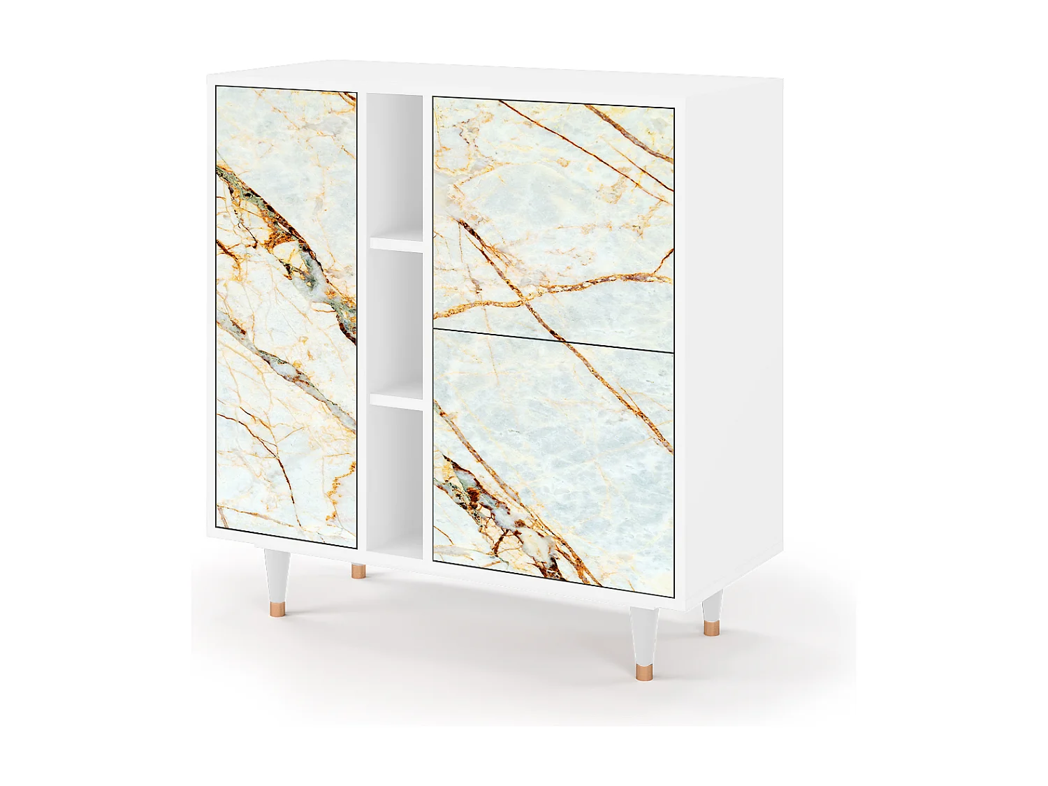 Buffet - 94х96х41 cm - BS5 - Sabley Marble, Blanc