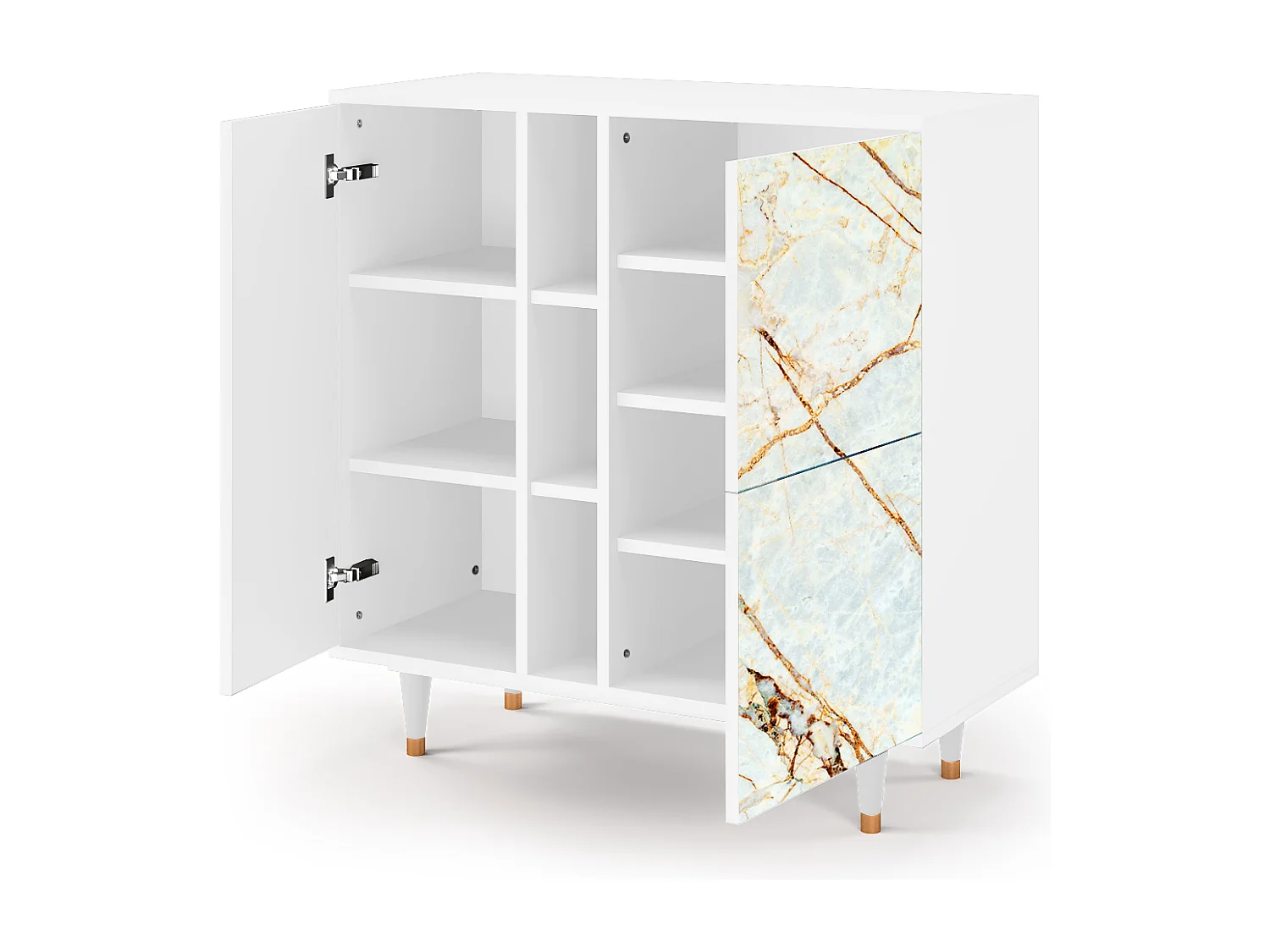 Buffet - 94х96х41 cm - BS5 - Sabley Marble, Blanc