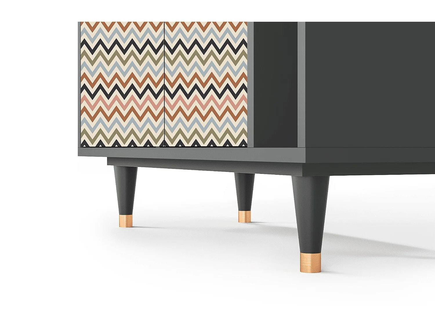 Buffet - 96х110х41 cm - BS6 - Bright Ripple, Anthracite