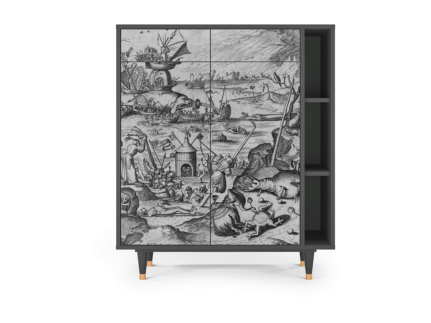 Buffet - 96х110х41 cm - BS6 - The Temptation, Anthracite