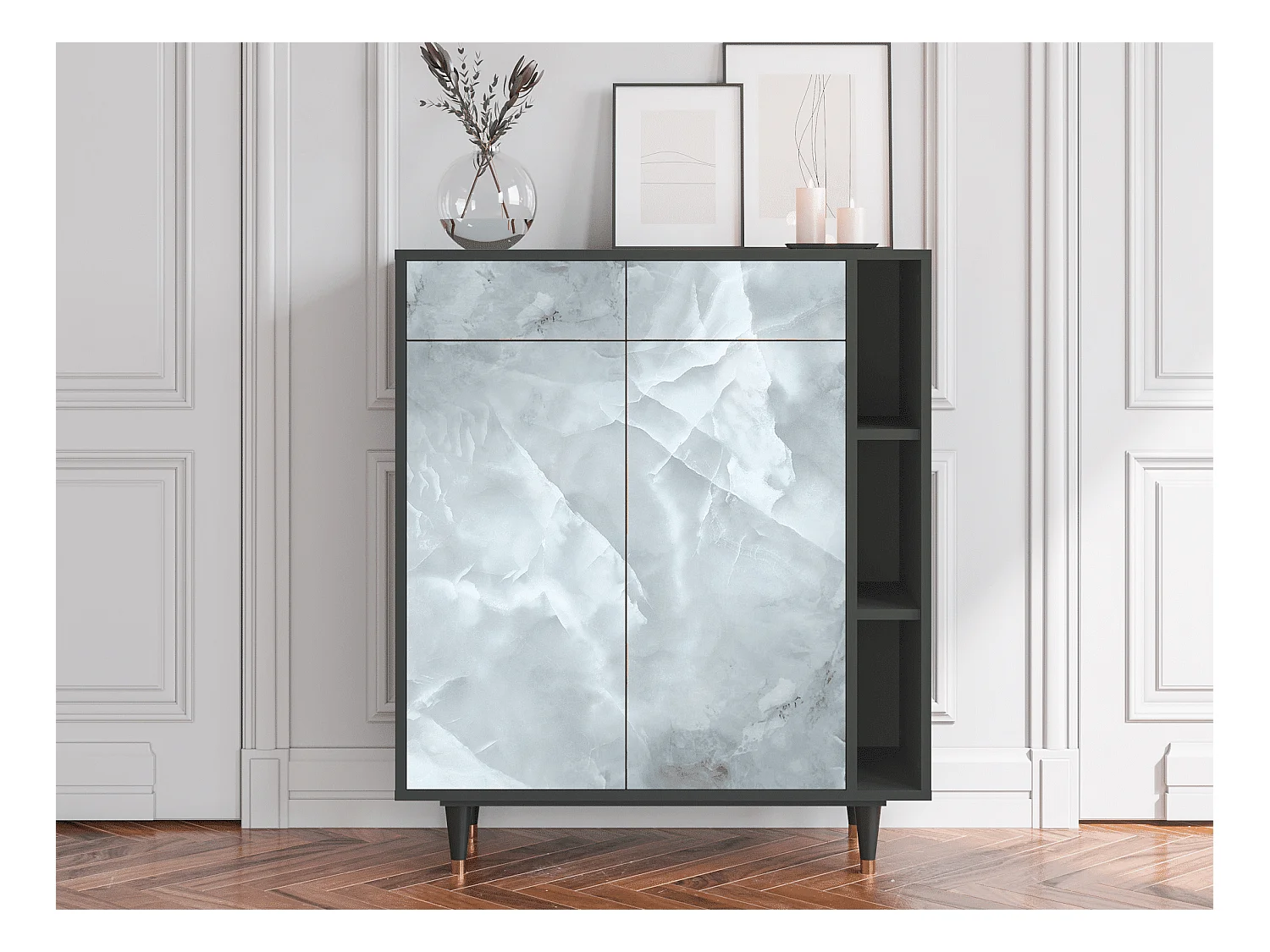 Buffet - 96х110х41 cm - BS6 - The Onyx, Anthracite