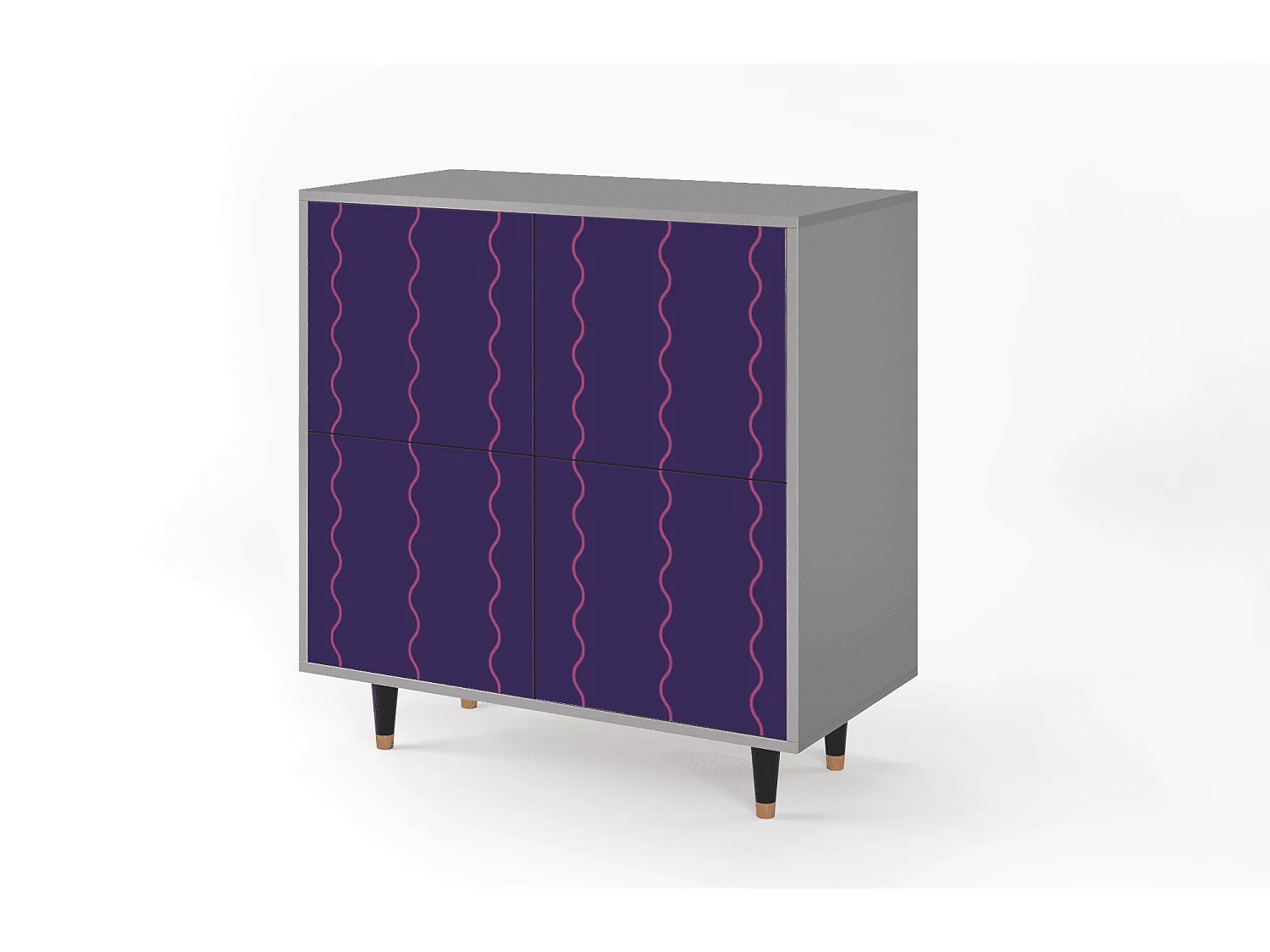 Buffet - 94x96x48 cm - BS3 - Grape Maccaroni, Gris