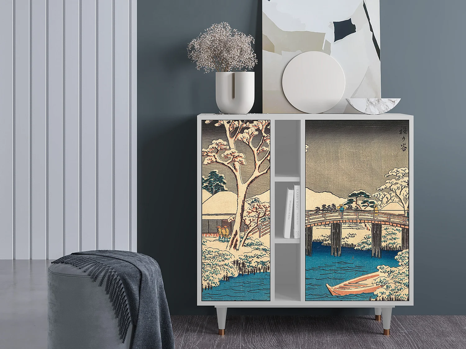 Credenza - 94х96х41 cm - BS5 - Katabira River, Bianco