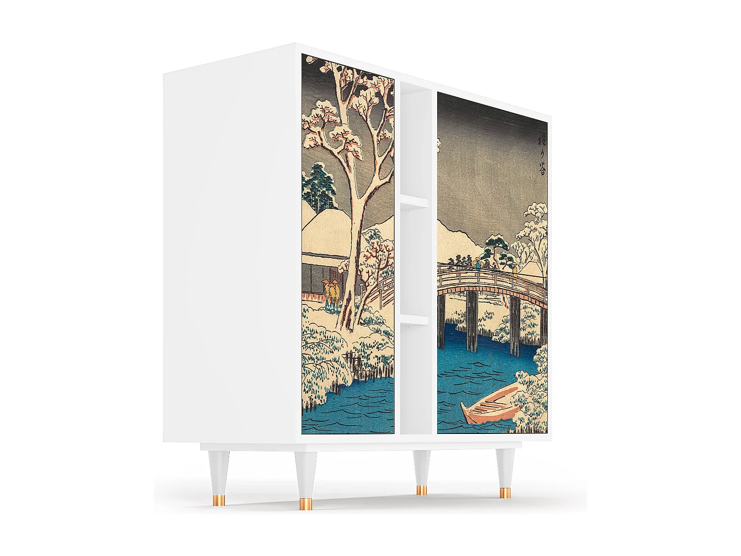 Credenza - 94х96х41 cm - BS5 - Katabira River, Bianco
