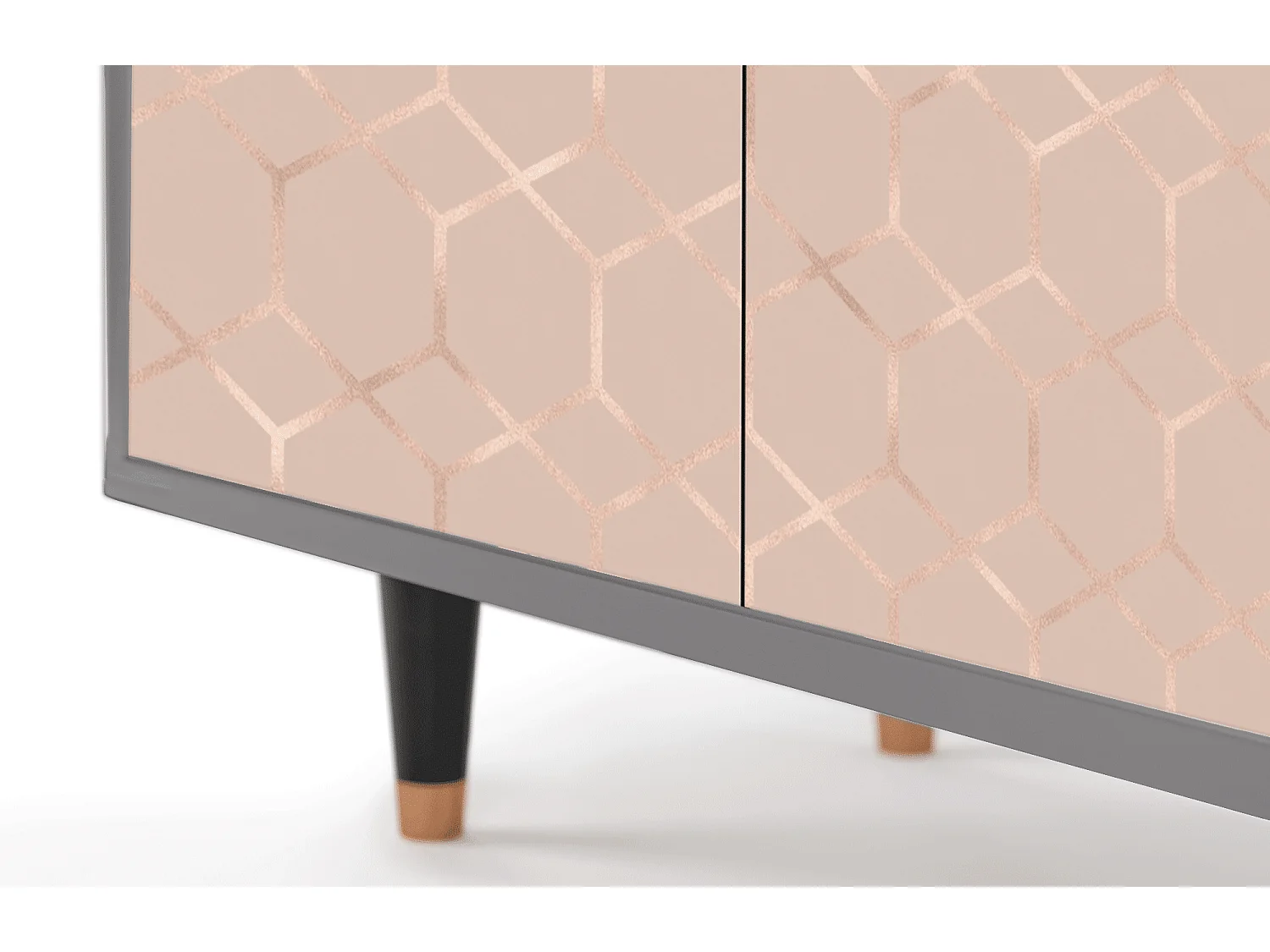 Buffet - 94x96x48 cm - BS3 - Rose Honeycomb, Gris