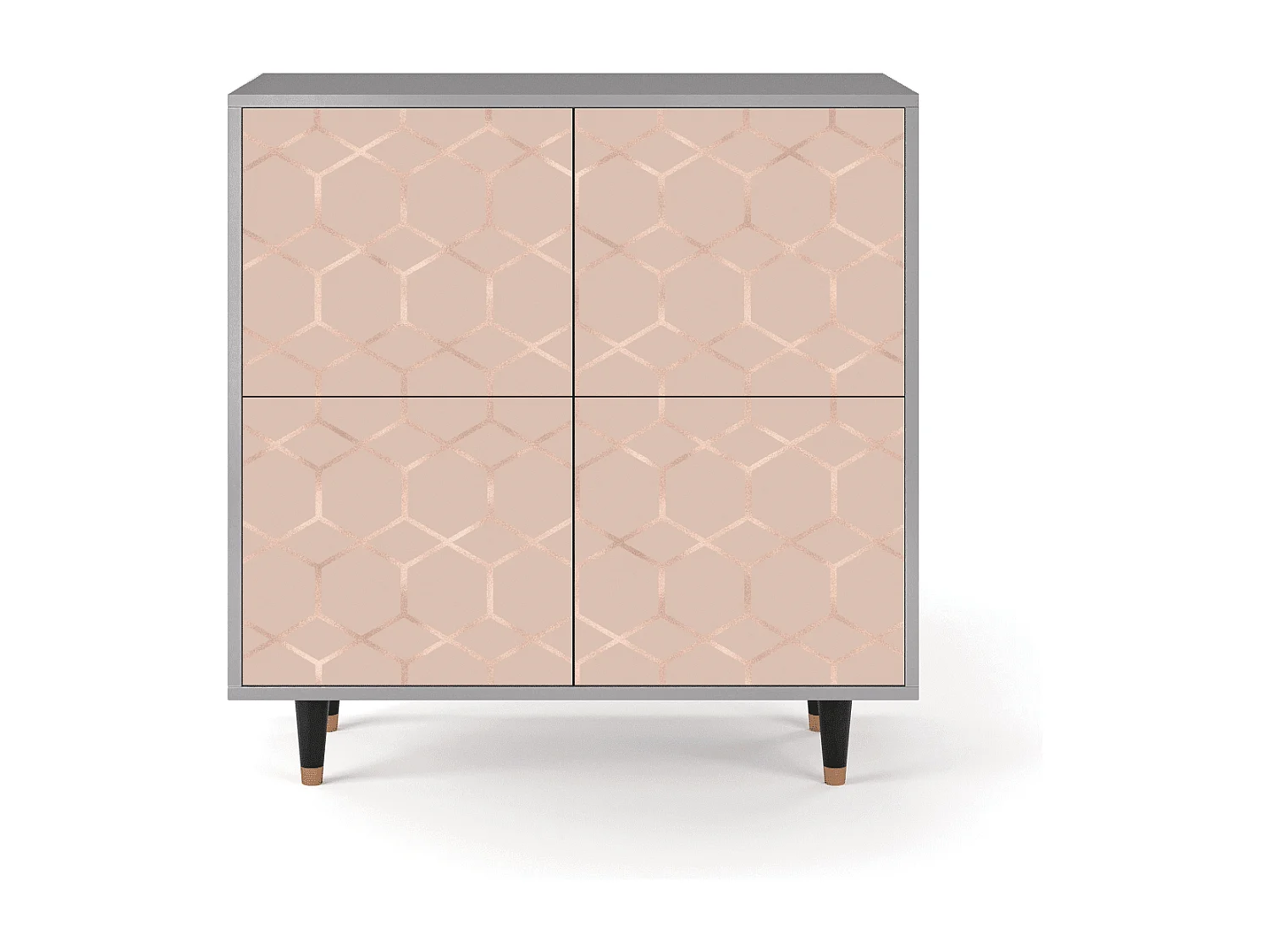 Buffet - 94x96x48 cm - BS3 - Rose Honeycomb, Gris