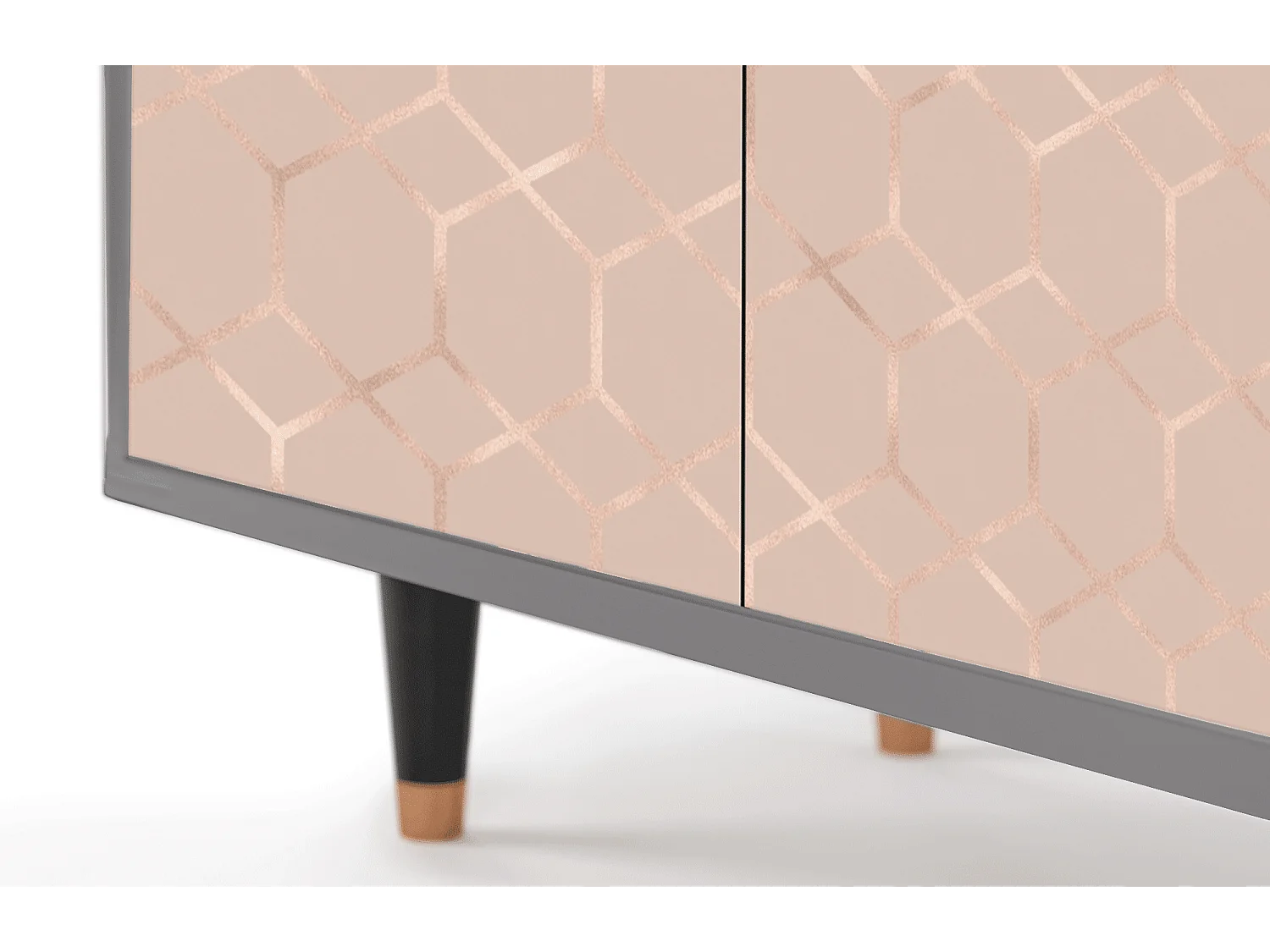Buffet - 94x96x48 cm - BS3 - Rose Honeycomb, Gris