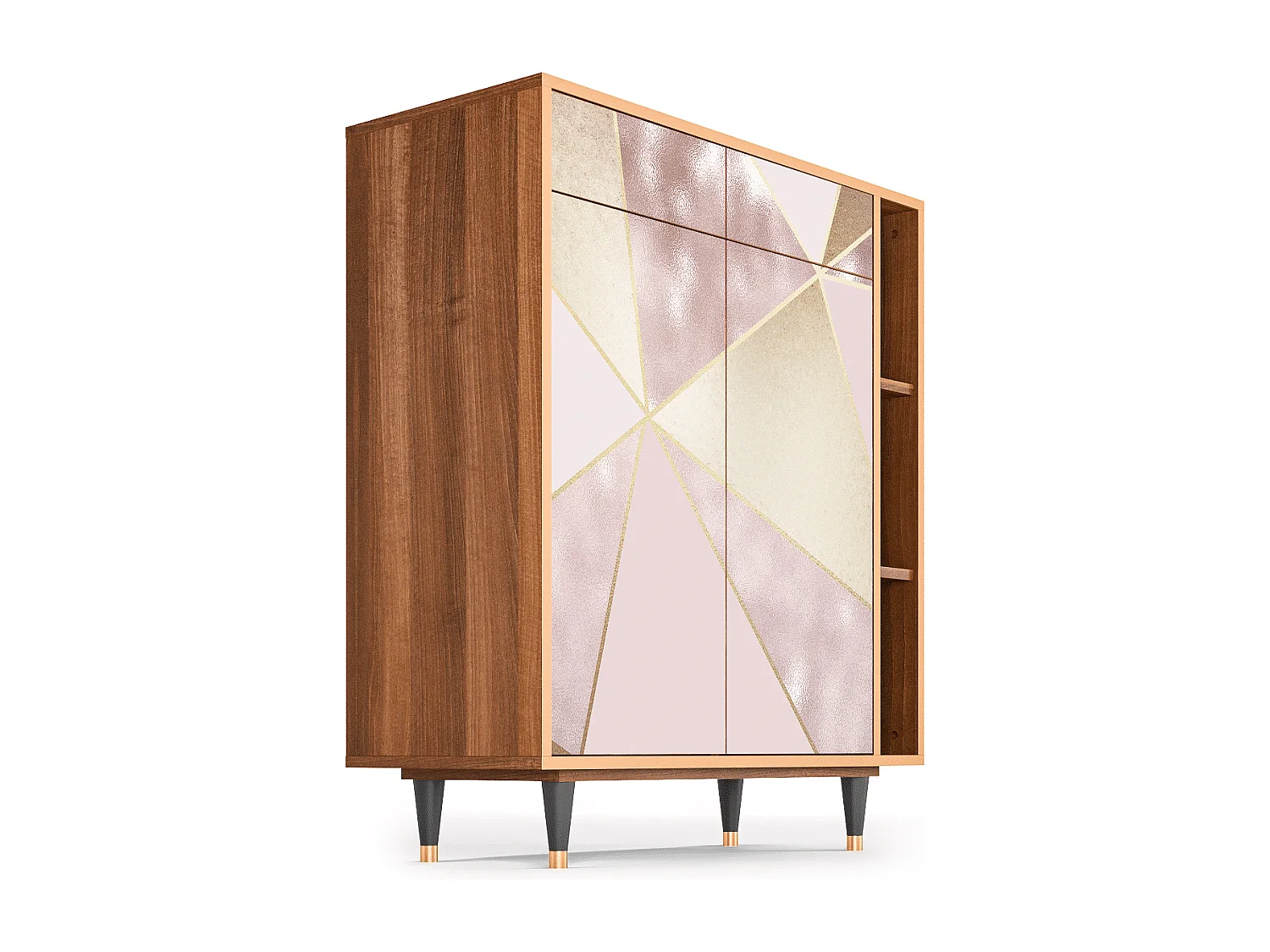 Aparador - 96х110х41 cm - BS6 - Cosmopolitan Diva, Nogueira