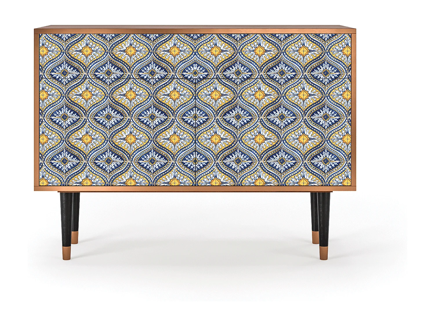 Buffet - 115x85x48 cm - BS4 - Illusory Pattern, Noyer