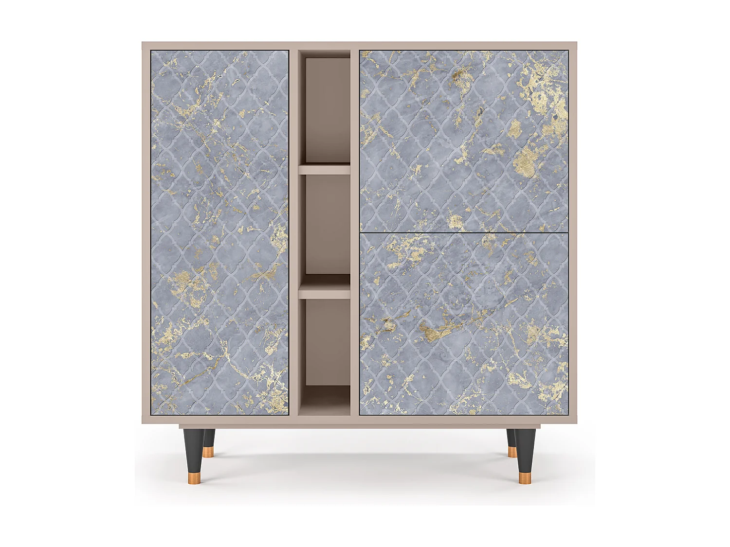 Aparador - 94х96х41 cm - BS5 - Golden Smoke, Latte