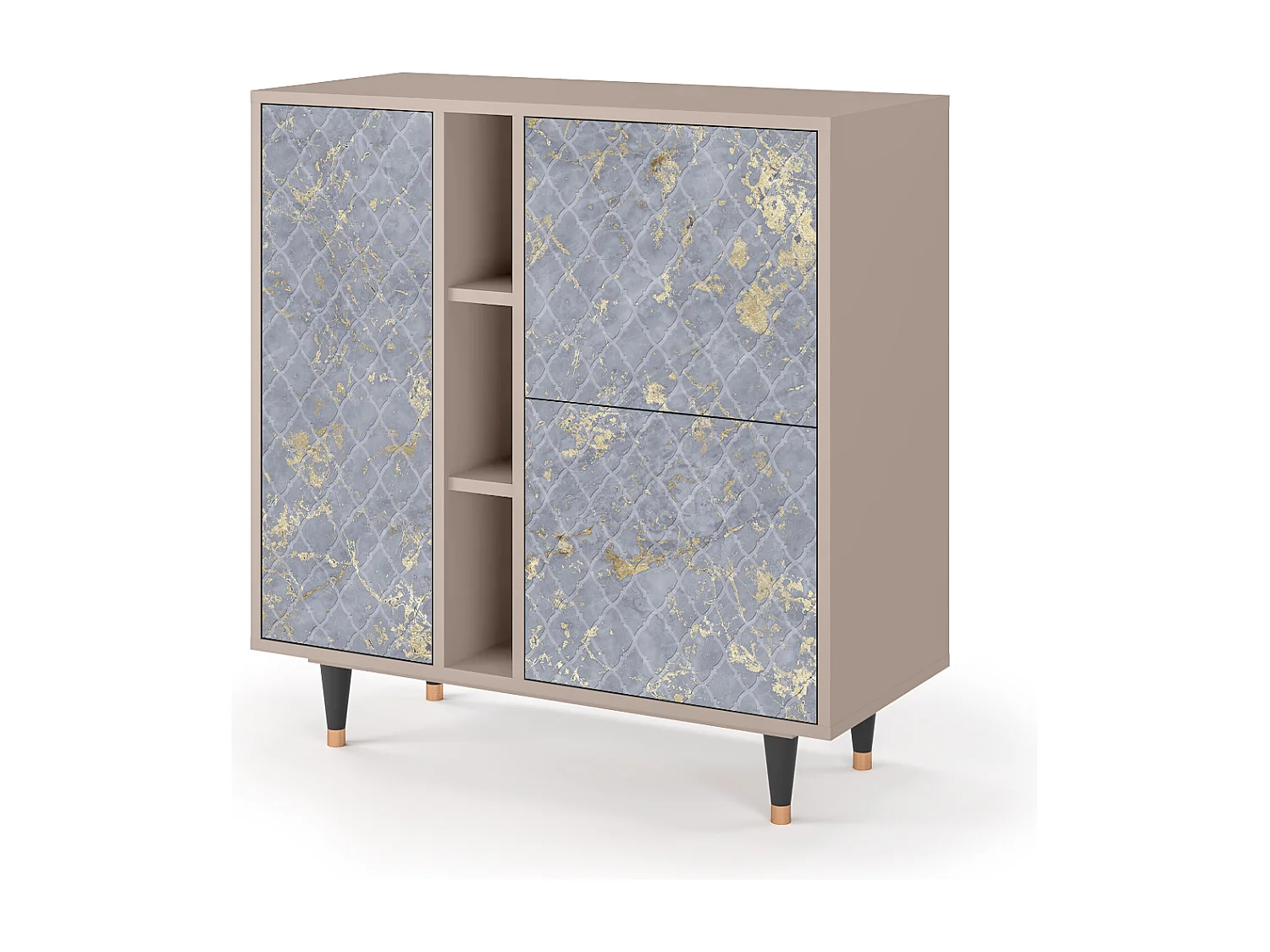 Aparador - 94х96х41 cm - BS5 - Golden Smoke, Latte