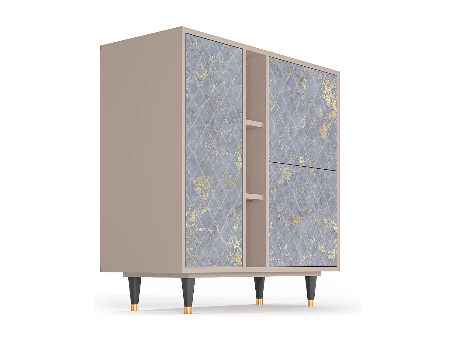 Aparador - 94х96х41 cm - BS5 - Golden Smoke, Latte