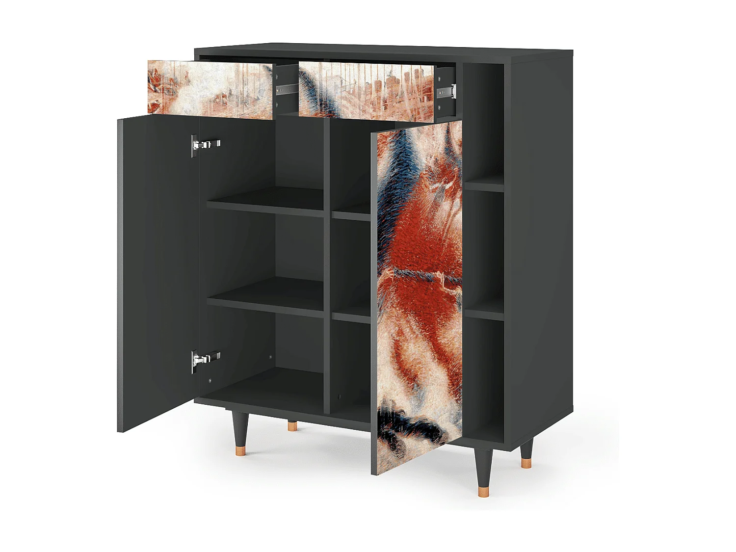 Buffet - 96х110х41 cm - BS6 - The City Rises, Anthracite