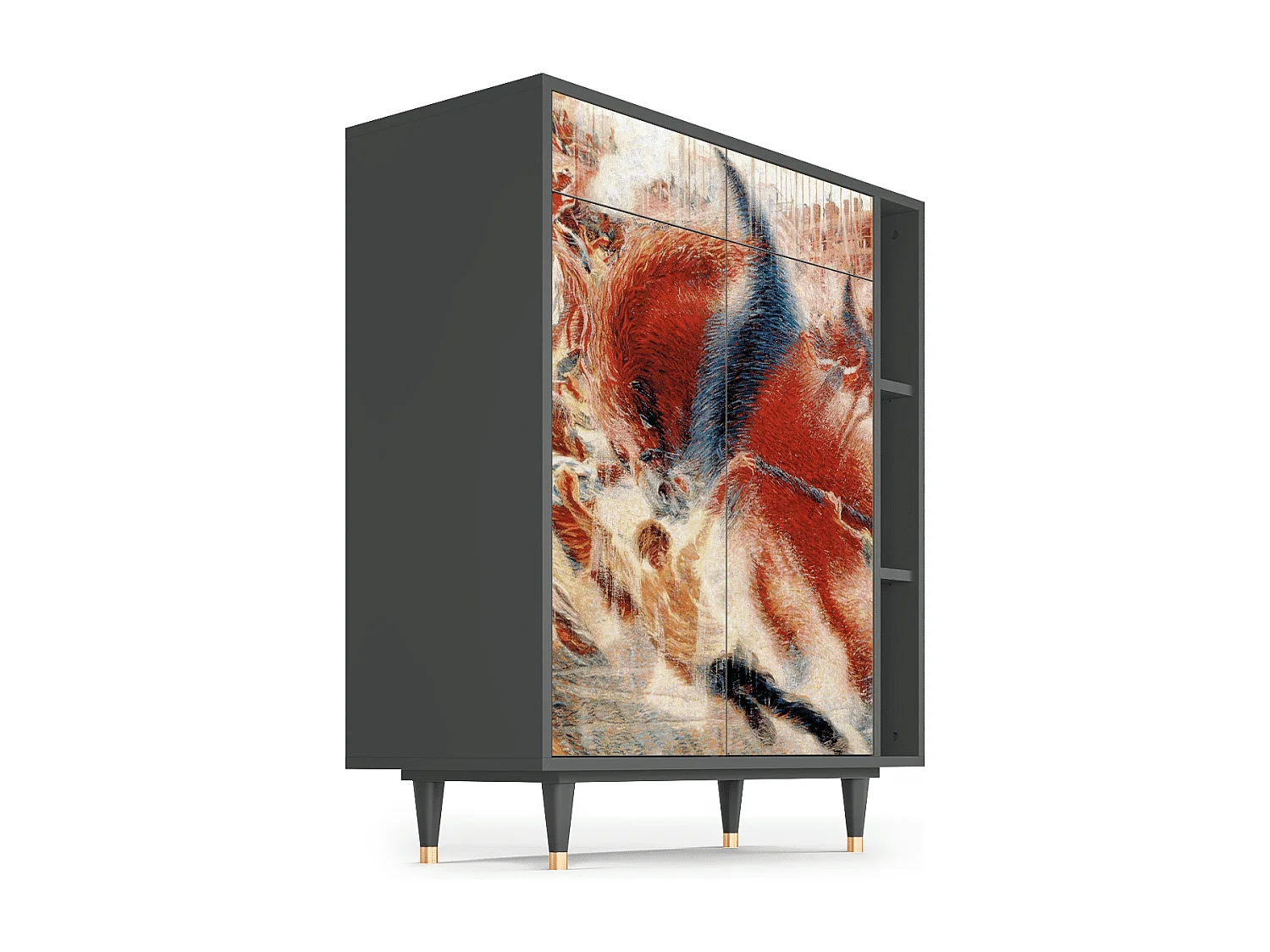 Credenza - 96х110х41 cm - BS6 - The City Rises, Antracite