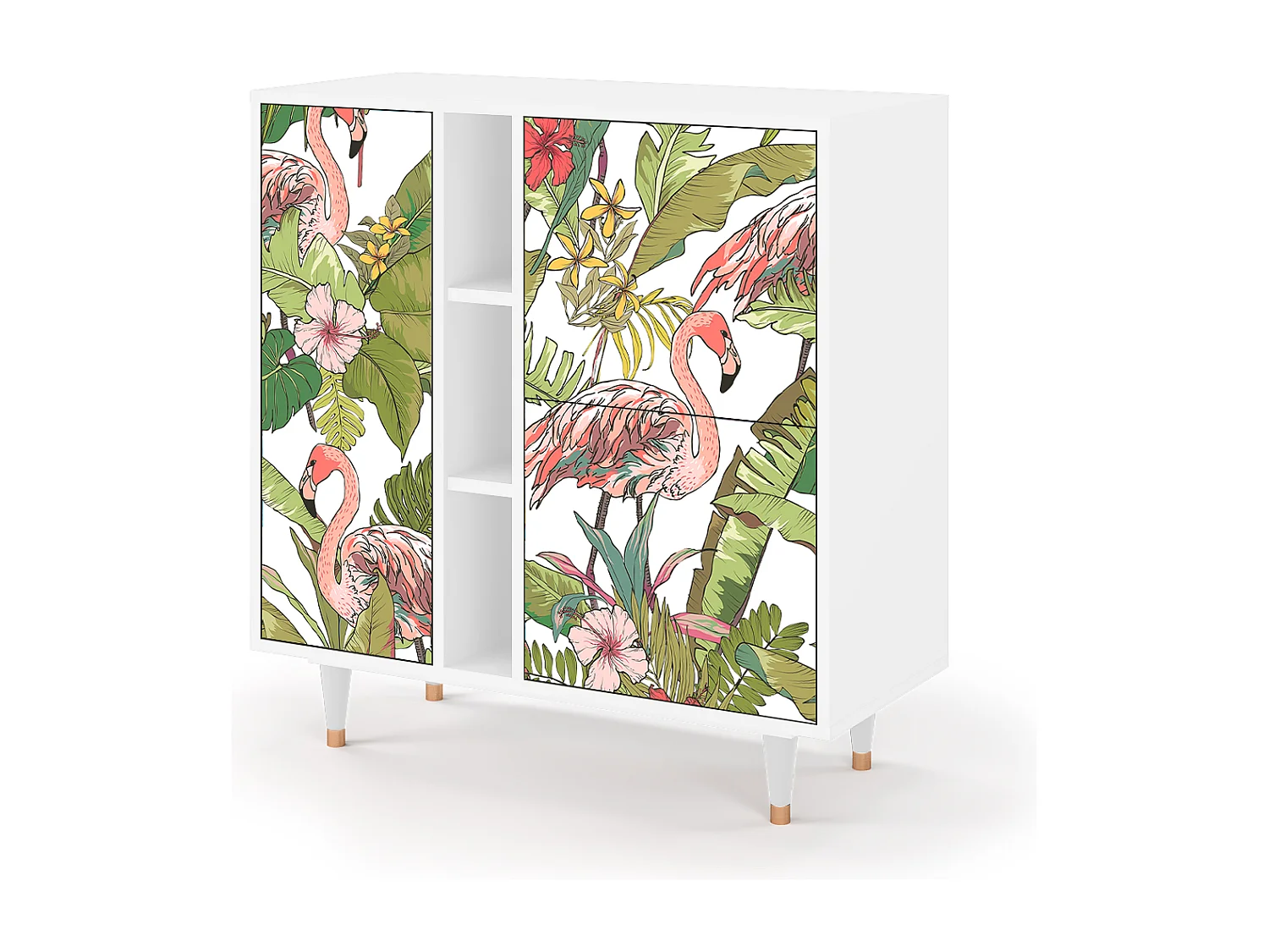 Buffet - 94х96х41 cm - BS5 - Sweet Flamingo, Blanc