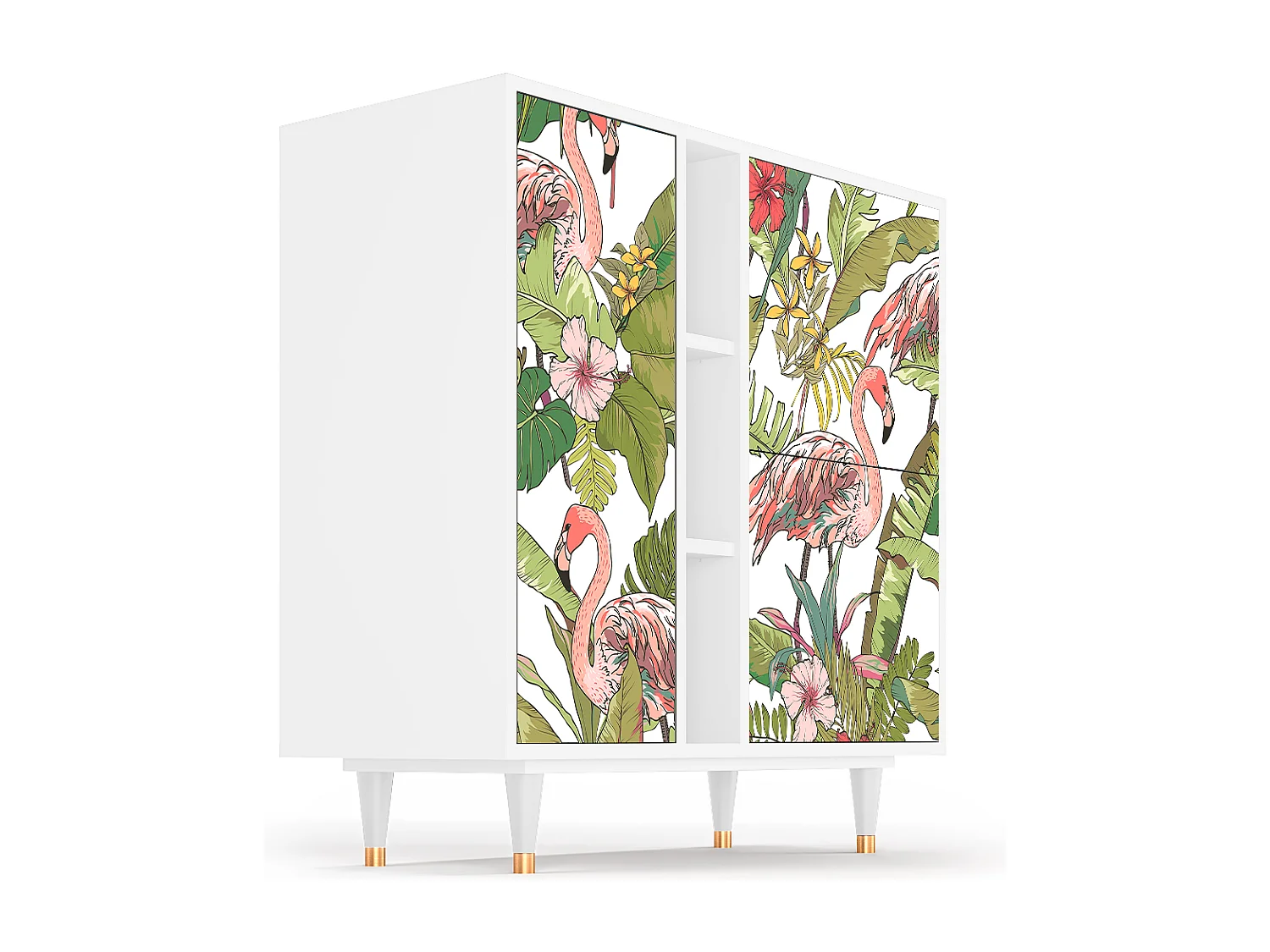 Buffet - 94х96х41 cm - BS5 - Sweet Flamingo, Blanc