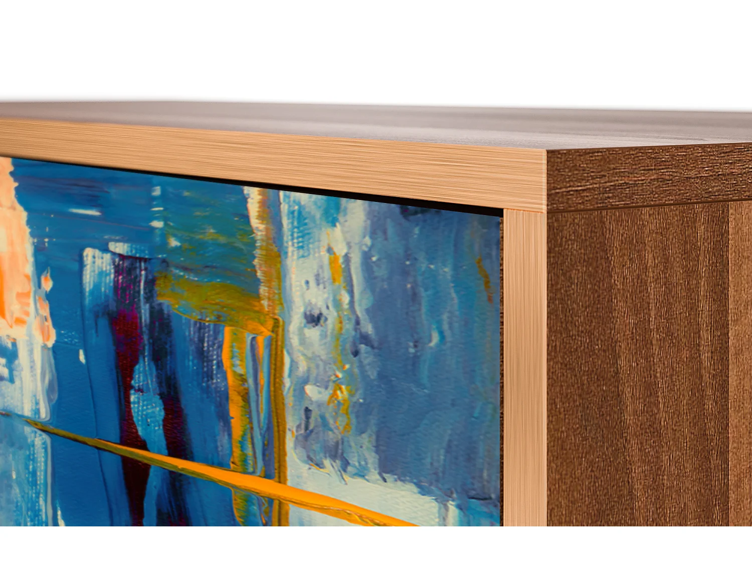 Buffet - 115х84х41 cm - S3 - Abstract Expressionism, Noyer