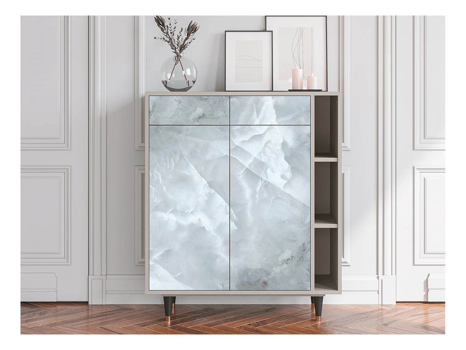 Dressoir - 96х110х41 cm - BS6 - The Onyx, Zand