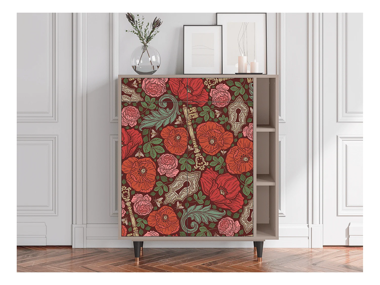 Buffet - 96х110х41 cm - BS6 - Poppy Garden, Latte