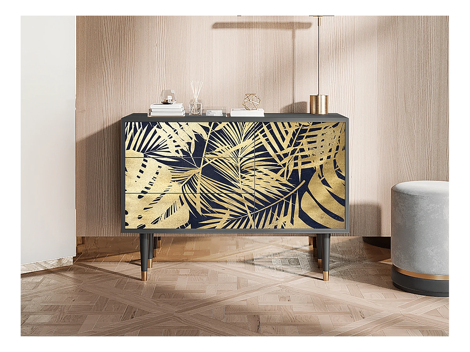 Buffet - 115х84х41 cm - S3 - Jungle Vibes, Anthracite
