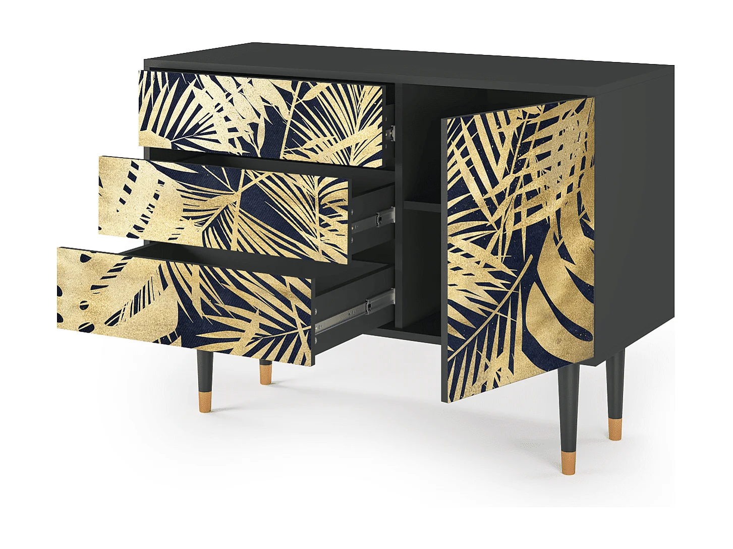 Buffet - 115х84х41 cm - S3 - Jungle Vibes, Anthracite
