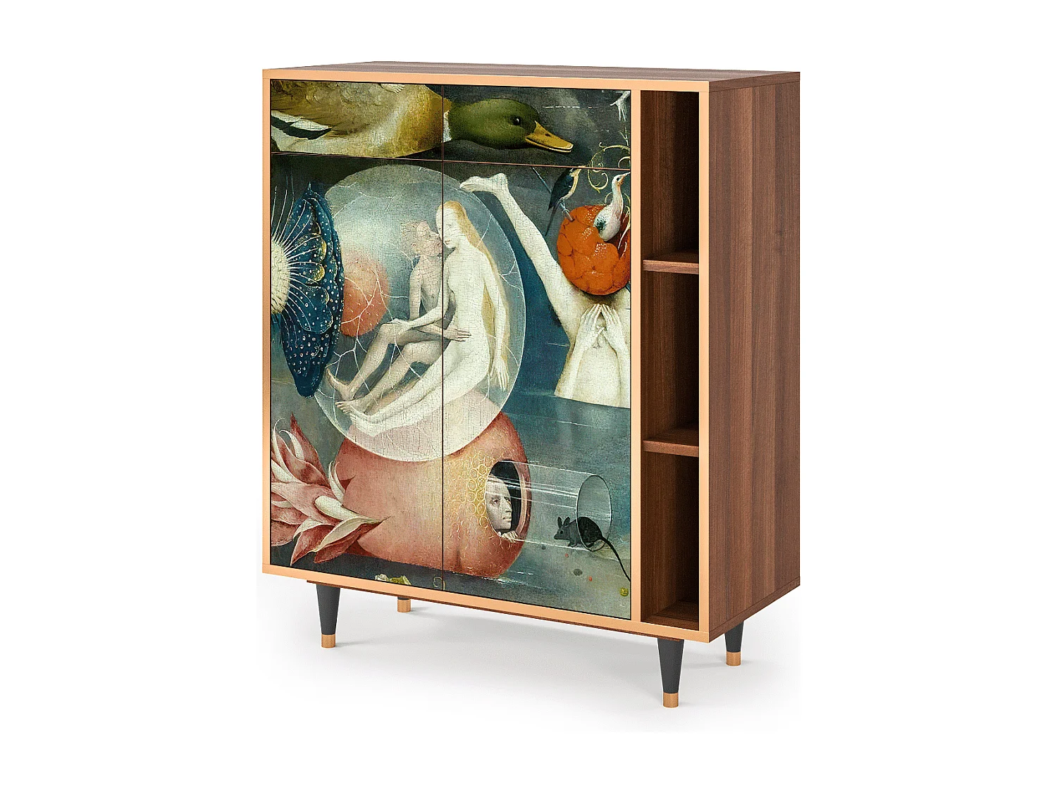 Kredens - 96х110х41 cm - BS6 - The Garden Of by Bosch, Orzech