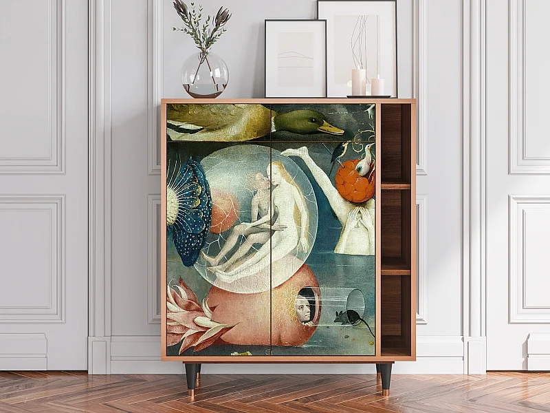 Kredens - 96х110х41 cm - BS6 - The Garden Of by Bosch, Orzech