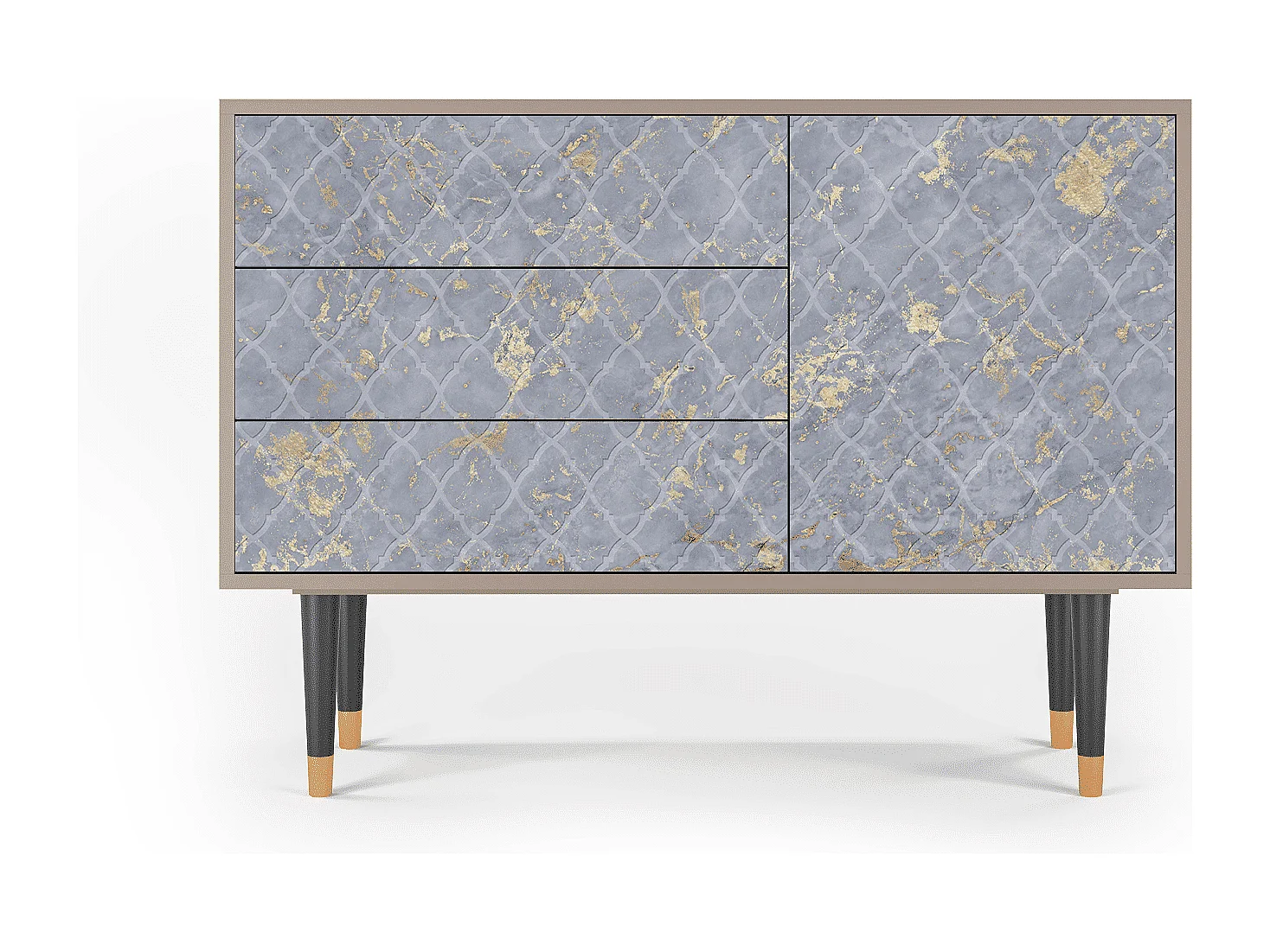 Sideboard - 115х84х41 cm - S3 - Golden Smoke, Sand