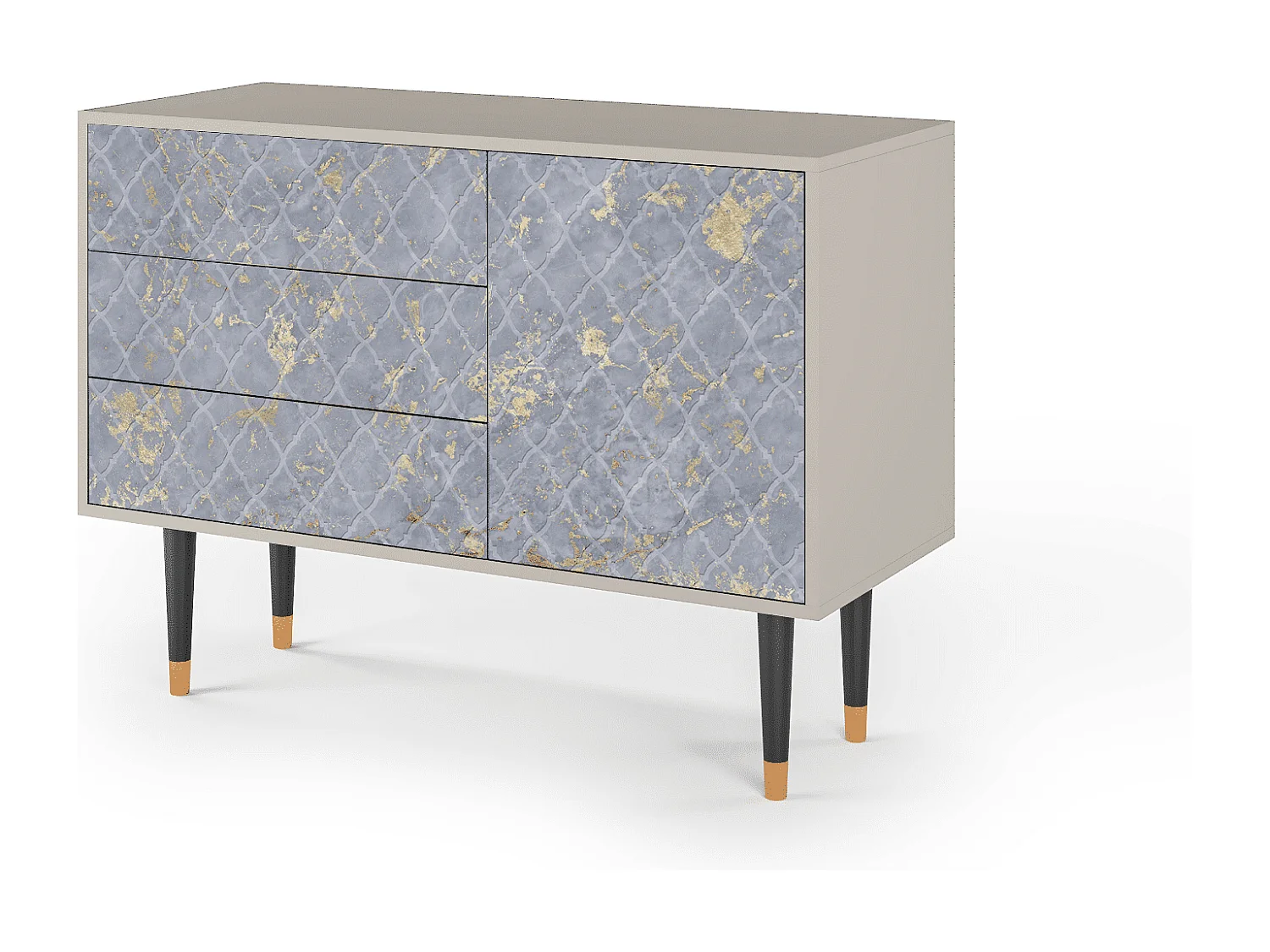 Sideboard - 115х84х41 cm - S3 - Golden Smoke, Sand